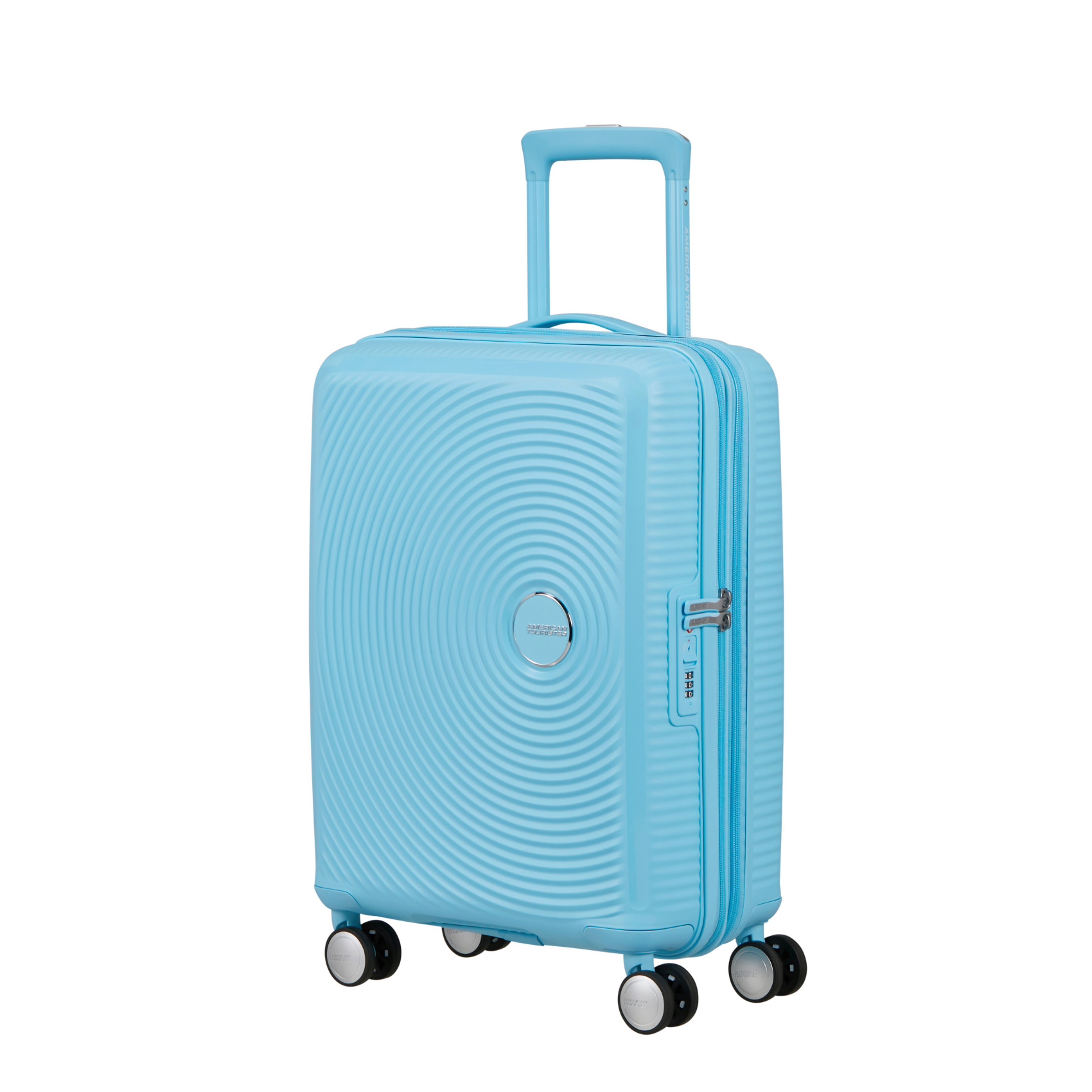 Soundbox suitcase 4 wheels size s AMERICAN TOURISTER Blue