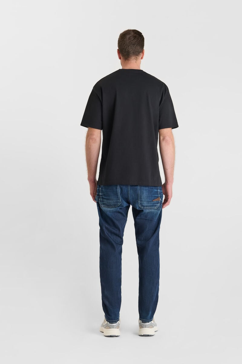 Tommy Badge T-shirt LE TEMPS DES CERISES Black