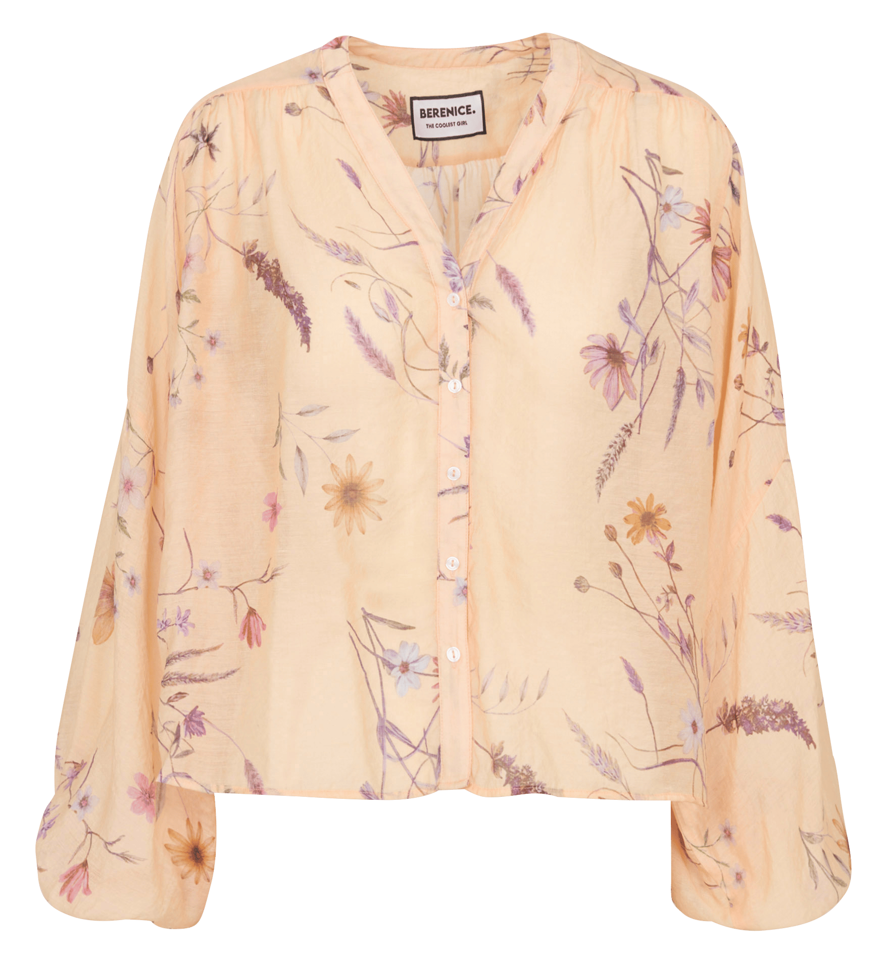 Bloes met bloemenprint BERENICE Veelkleurig