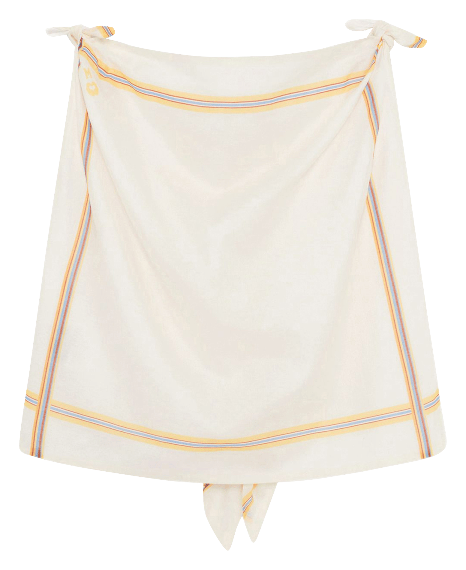 Top droit en coton MAJE Blanc