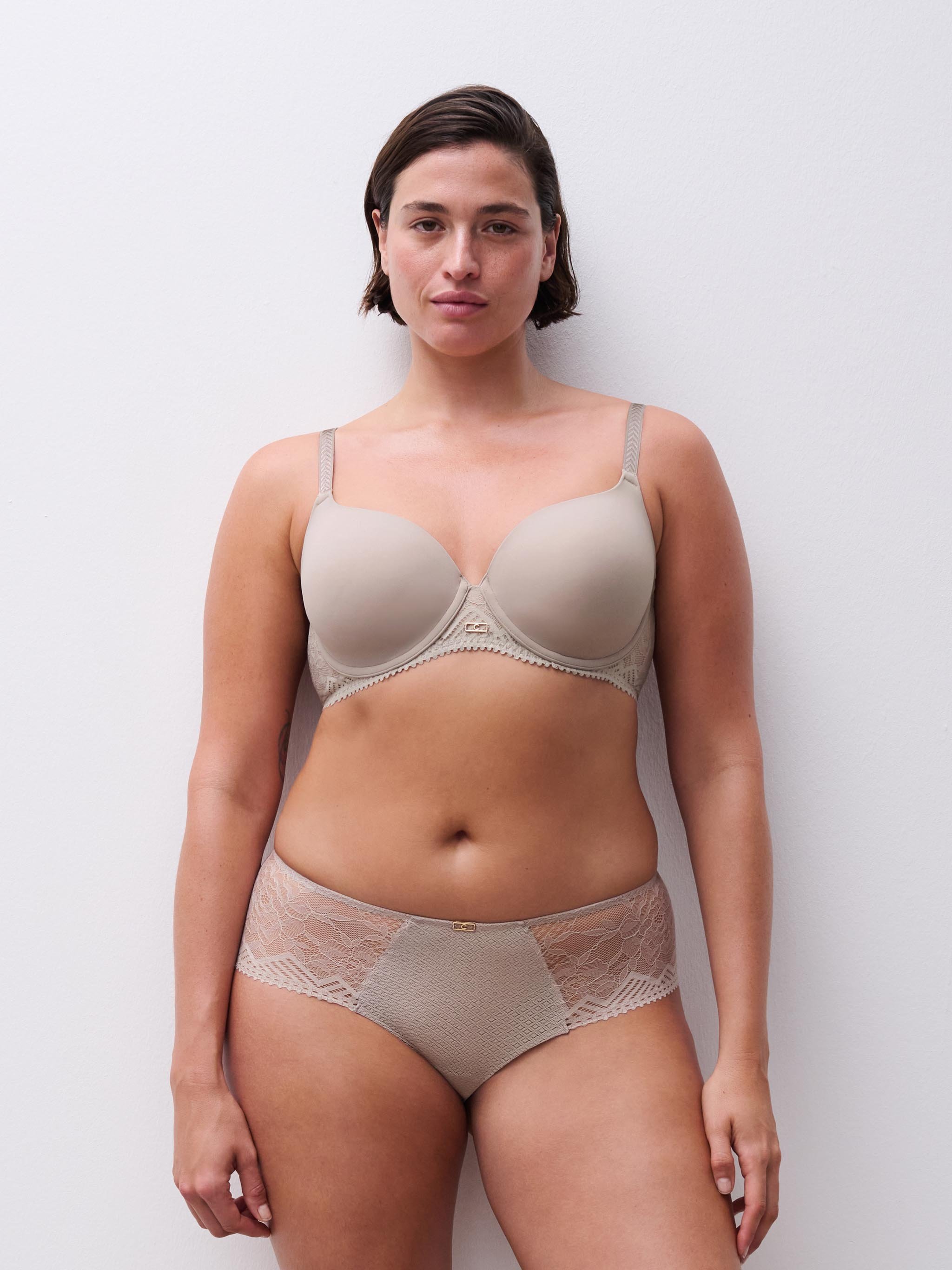 Full-cup bra CHANTELLE Brown