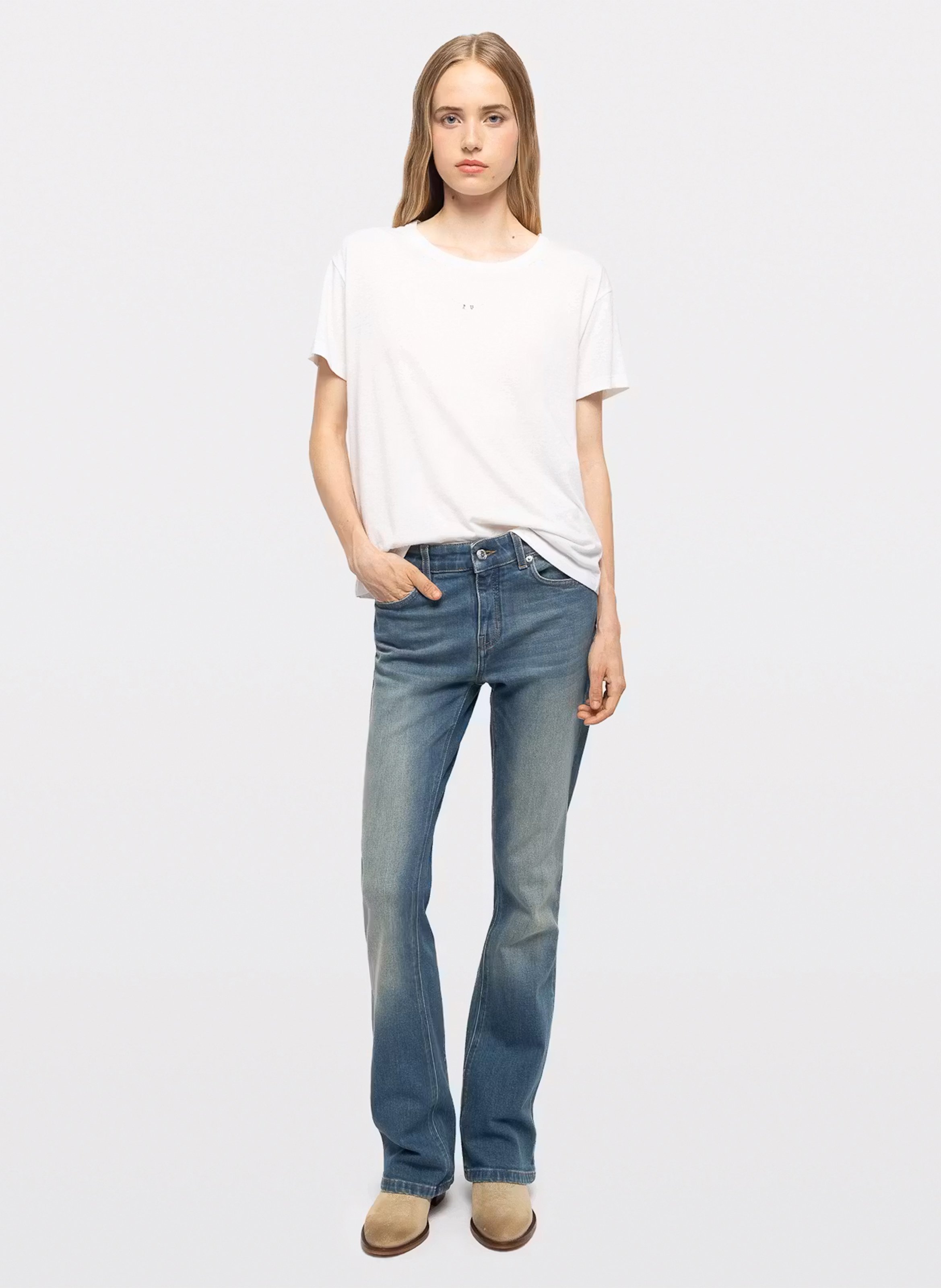 Suède enkellaarzen ZADIG&VOLTAIRE Beige