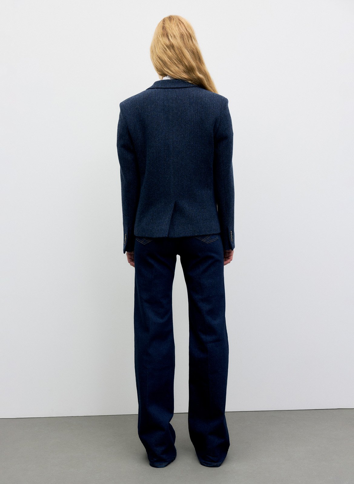 Blazer van zuivere wol GERARD DAREL Blauw