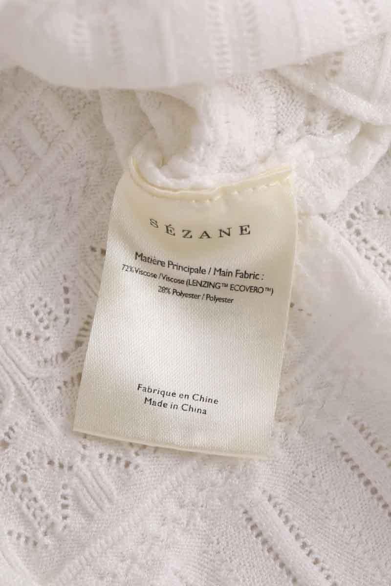 Sweater SEZANE - Seconde main White