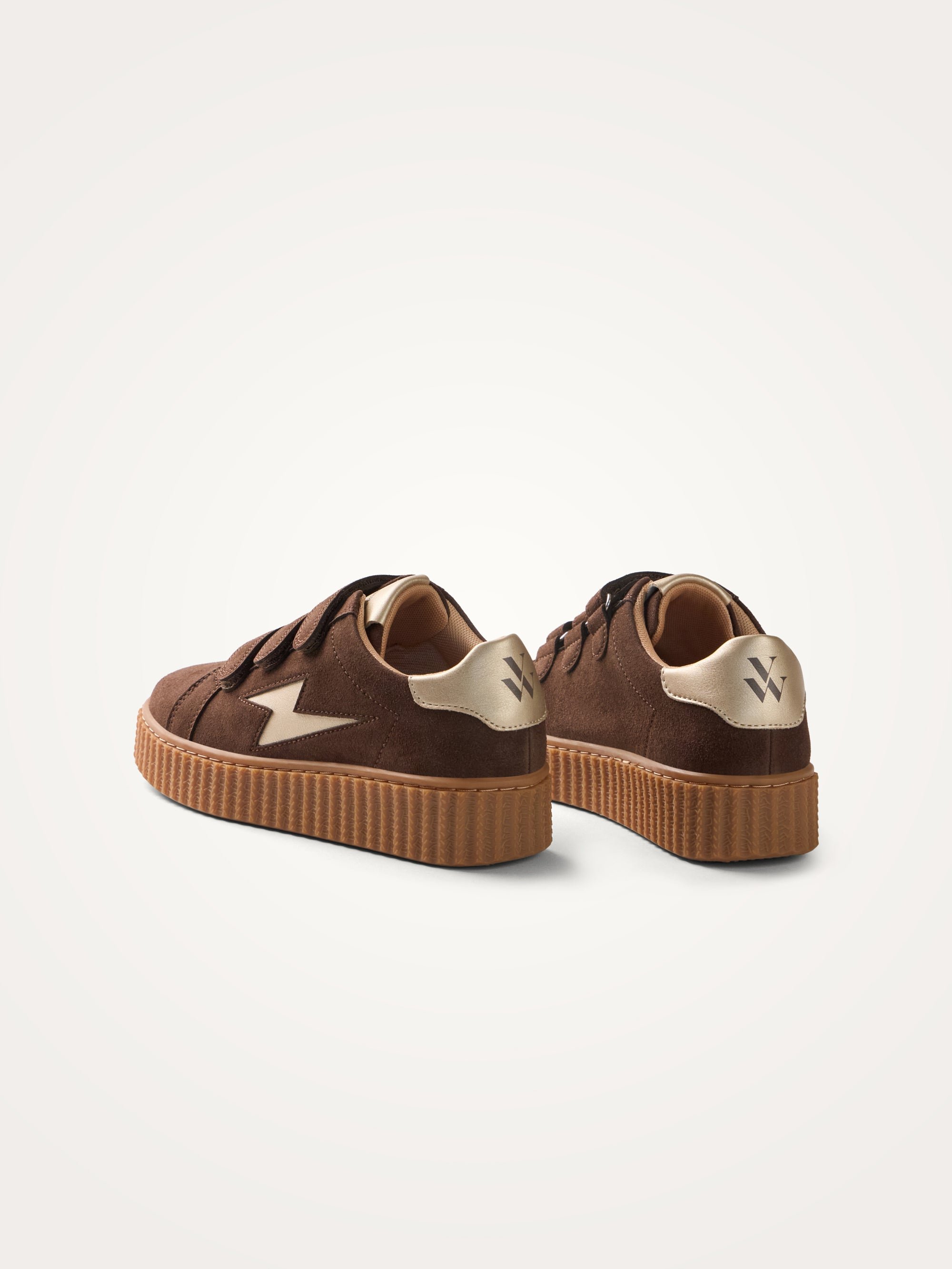 Low Velcro trainers VANESSA WU Beige