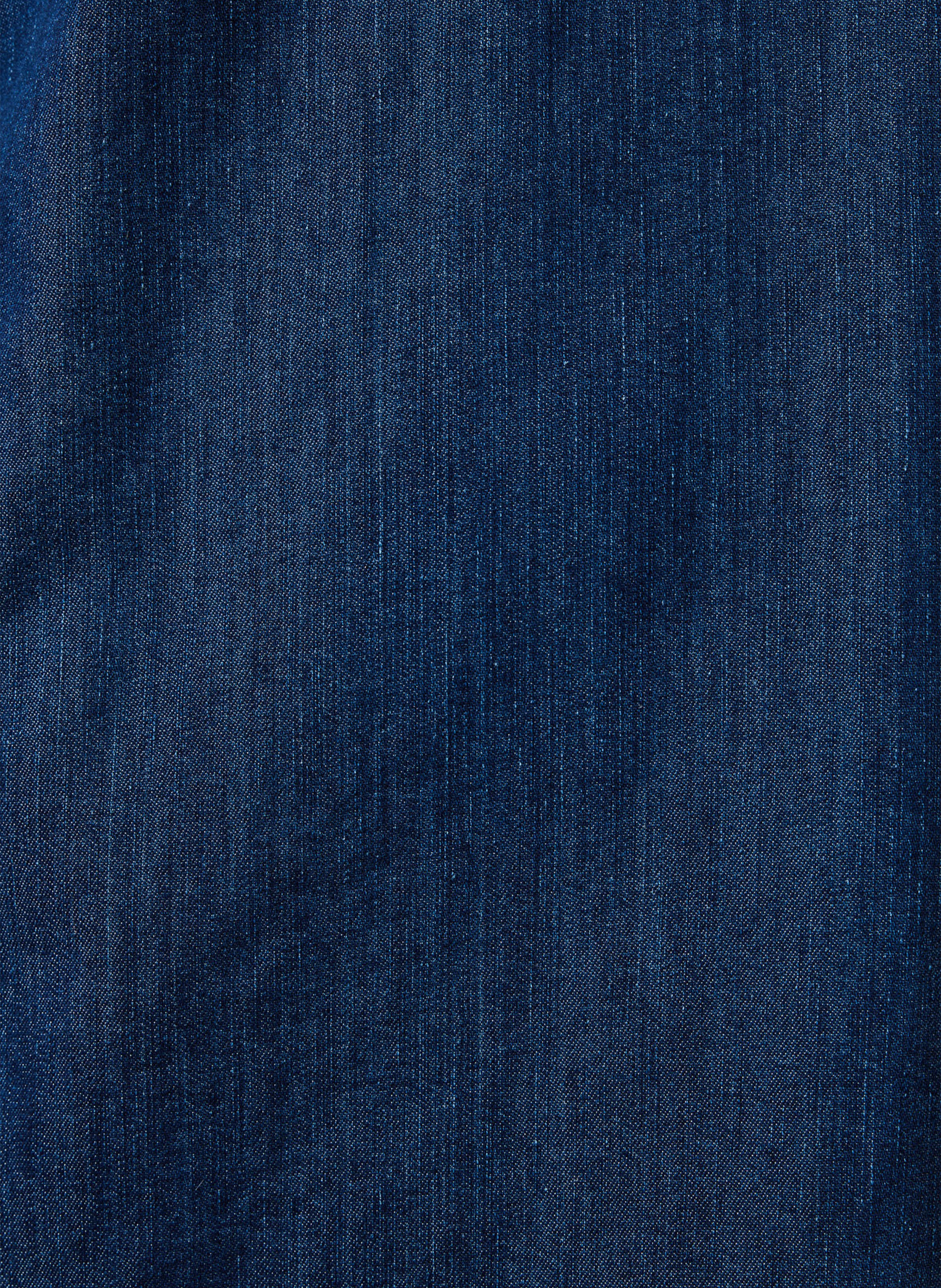 Cotton-blend T-shirt dress LA FEE MARABOUTEE Blue