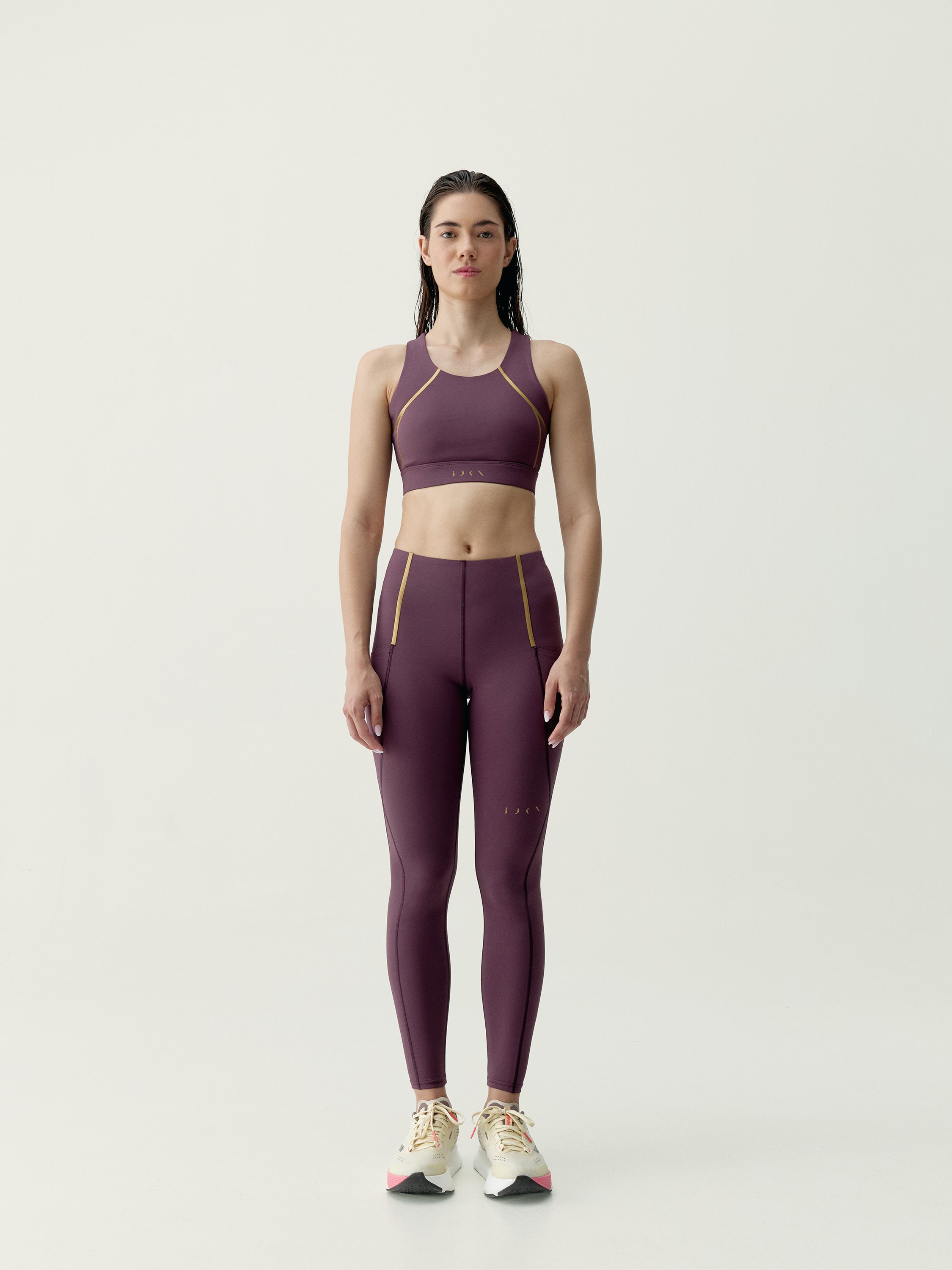 Women's sports bra with high support and shaping effect BORN Red