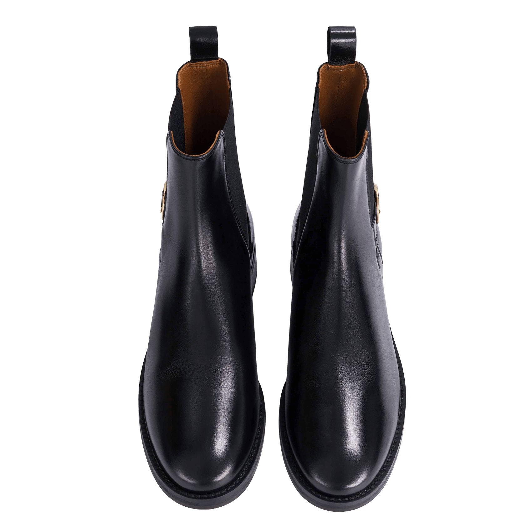 Bottines en cuir SOCQUE PARIS Noir