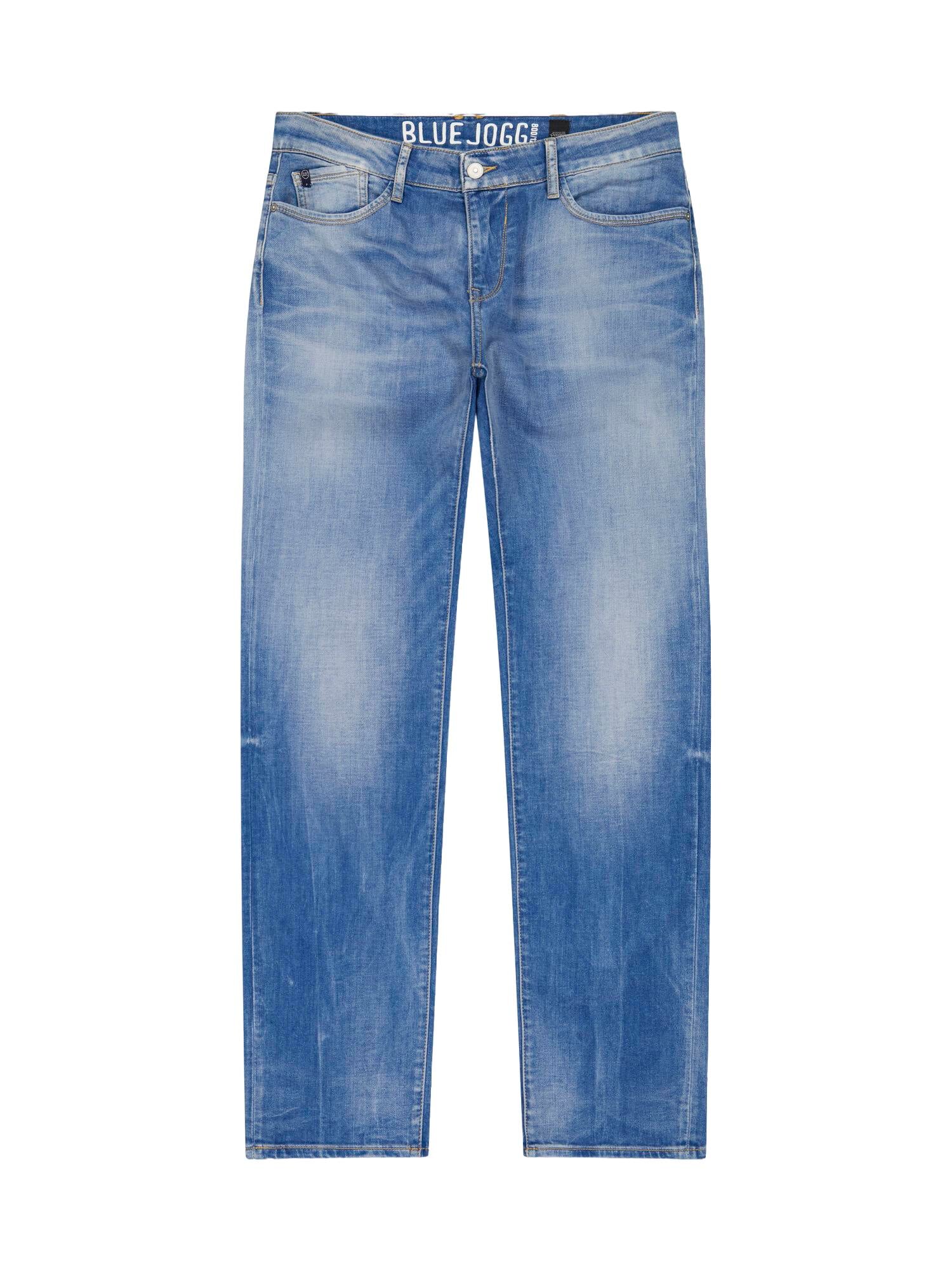 Straight-leg zip jeans LE TEMPS DES CERISES Blue