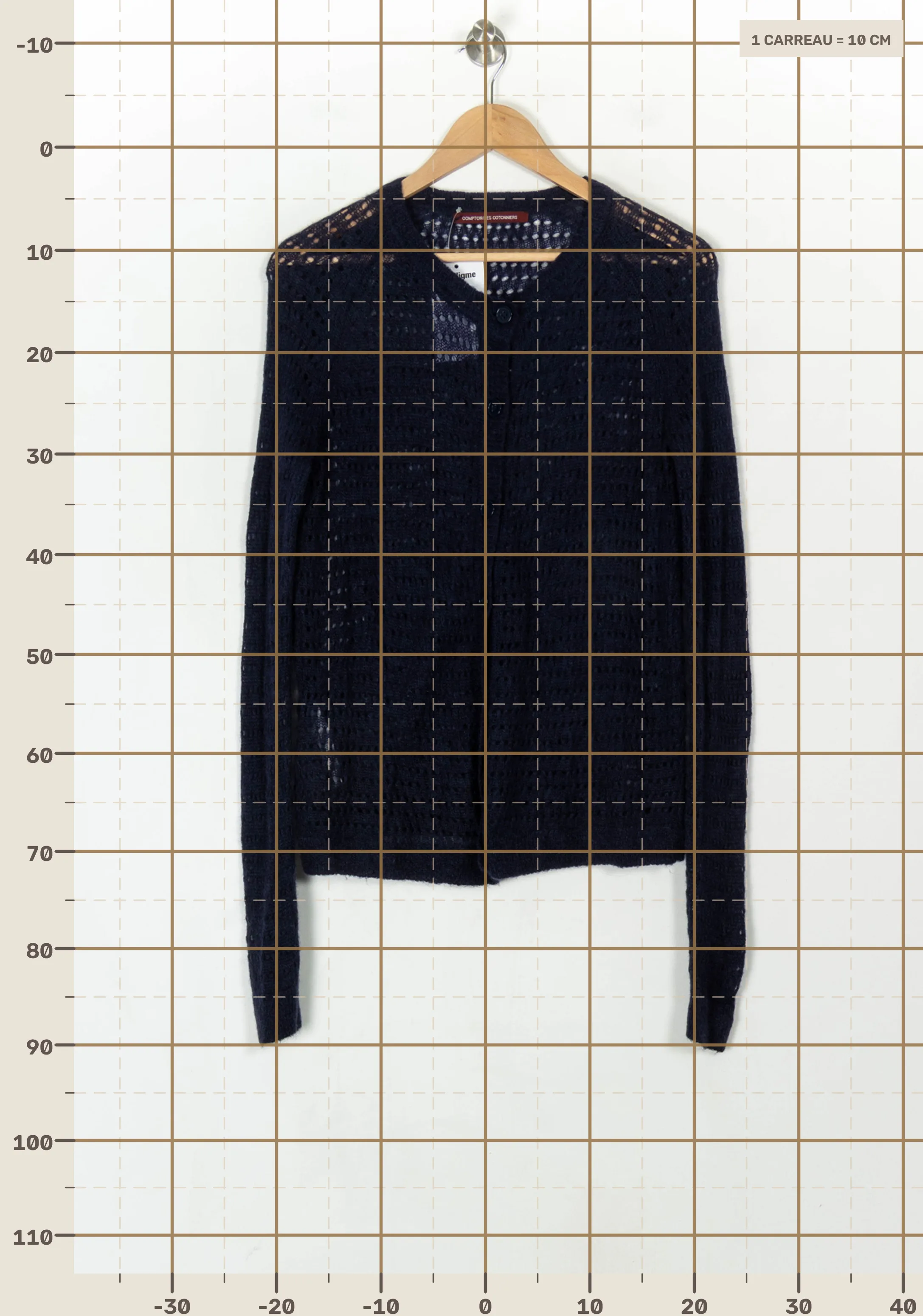 Cardigan COMPTOIR DES COTONNIERS - Seconde main Blue