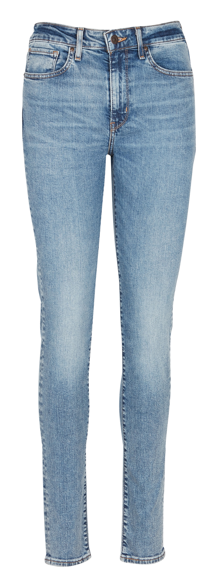 Jean skinny en coton LEVI'S Jean Délavé