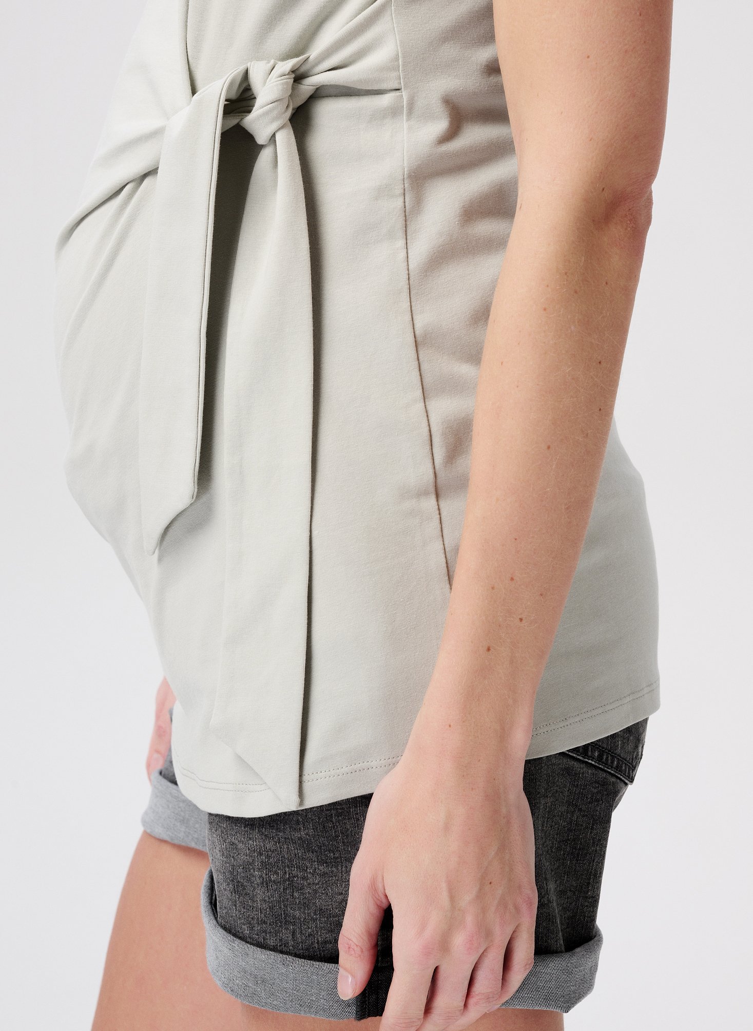 Round-neck organic cotton-blend T-shirt NOPPIES Green