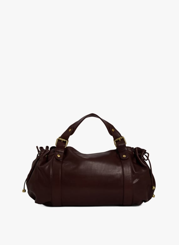 Sac a Main En Cuir 24h Bordeaux Gerard Darel Femme DAS01H401 4300 BORDEAUX Place des Tendances