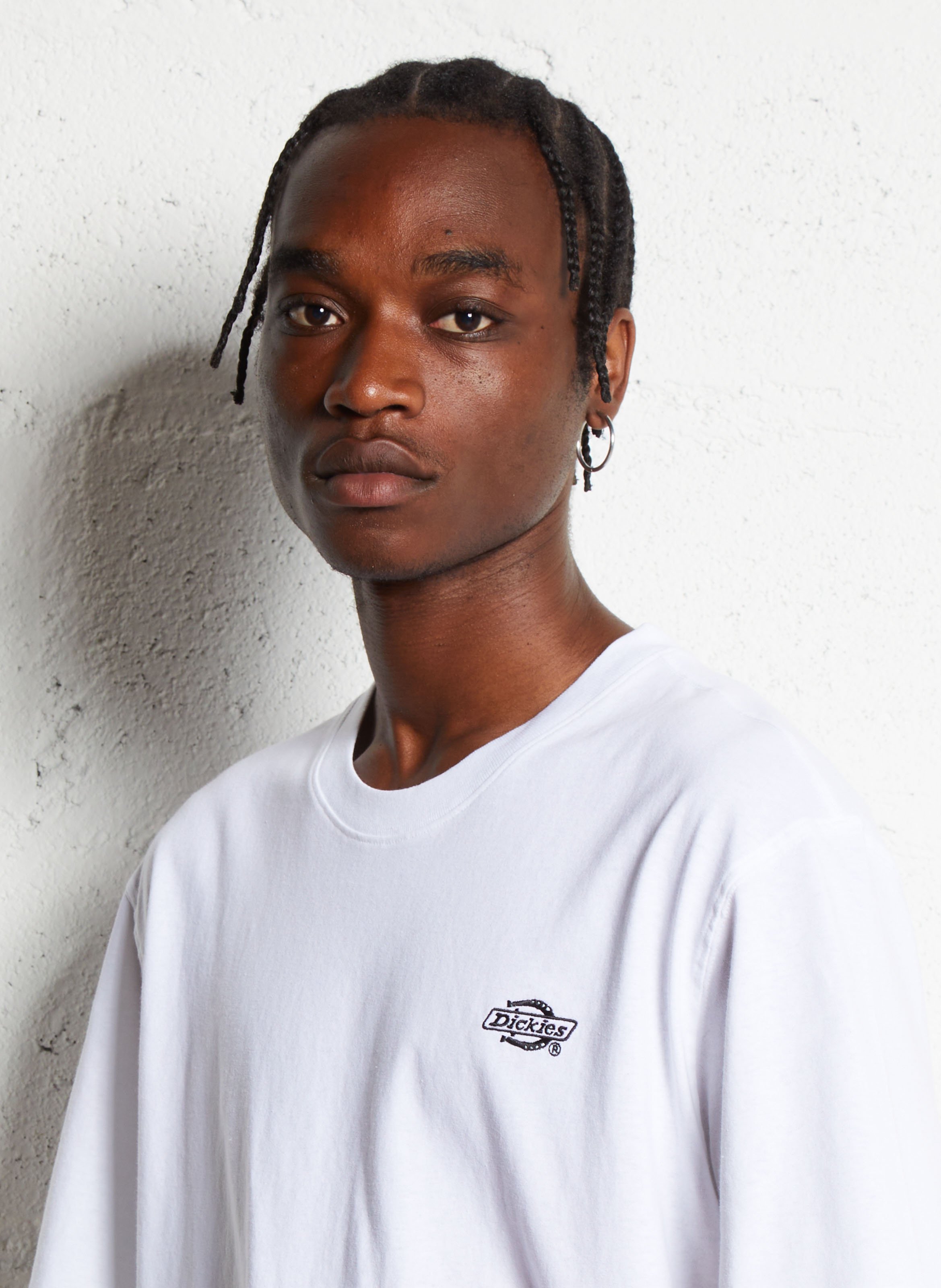 Camiliday round-neck sleeveless cotton top DICKIES White