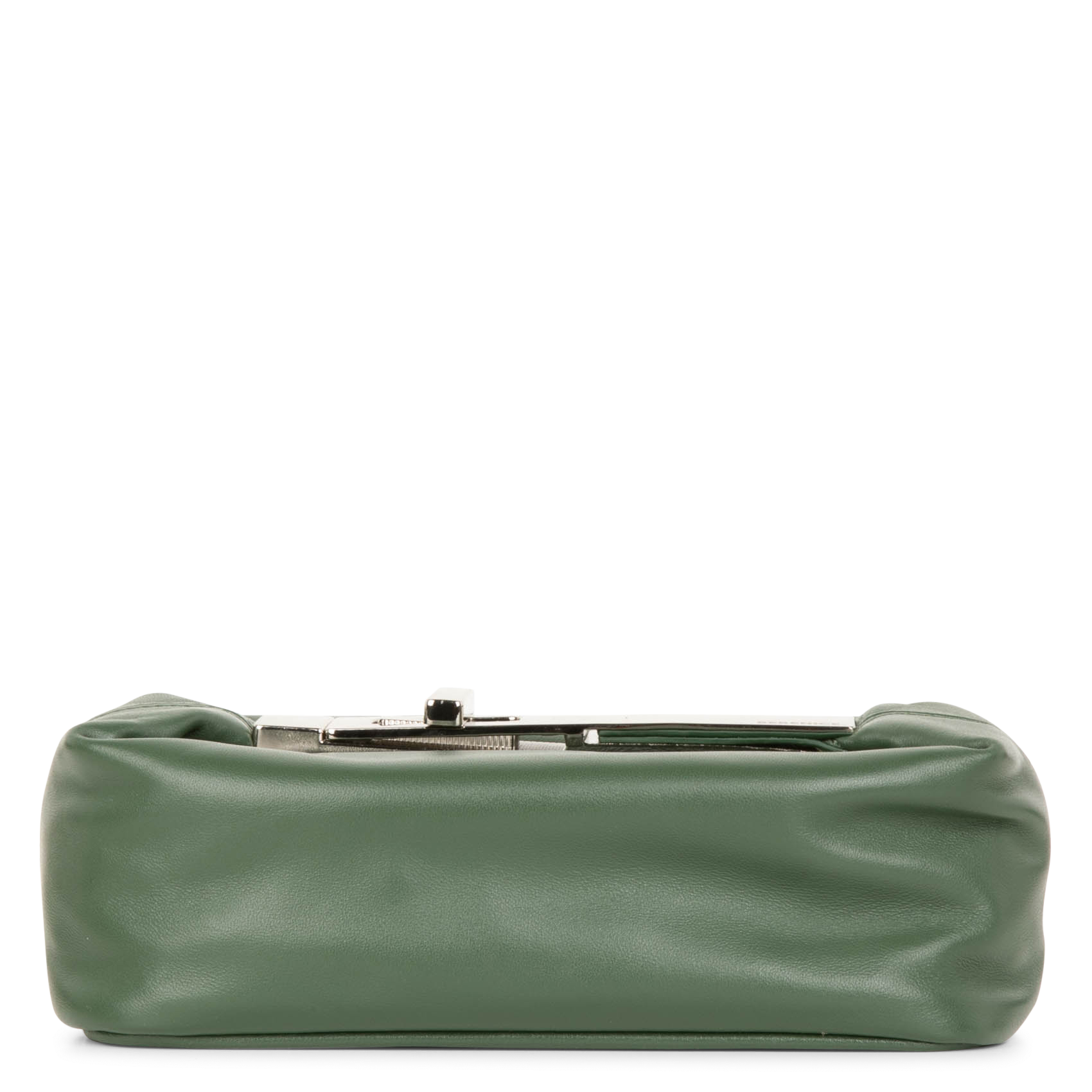 Small leather bag with metal handle BERENICE