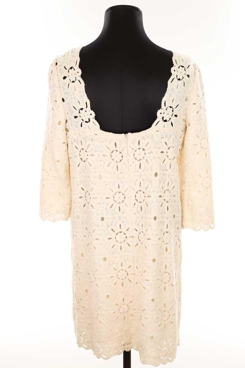Cotton dress SEZANE - Seconde main Beige