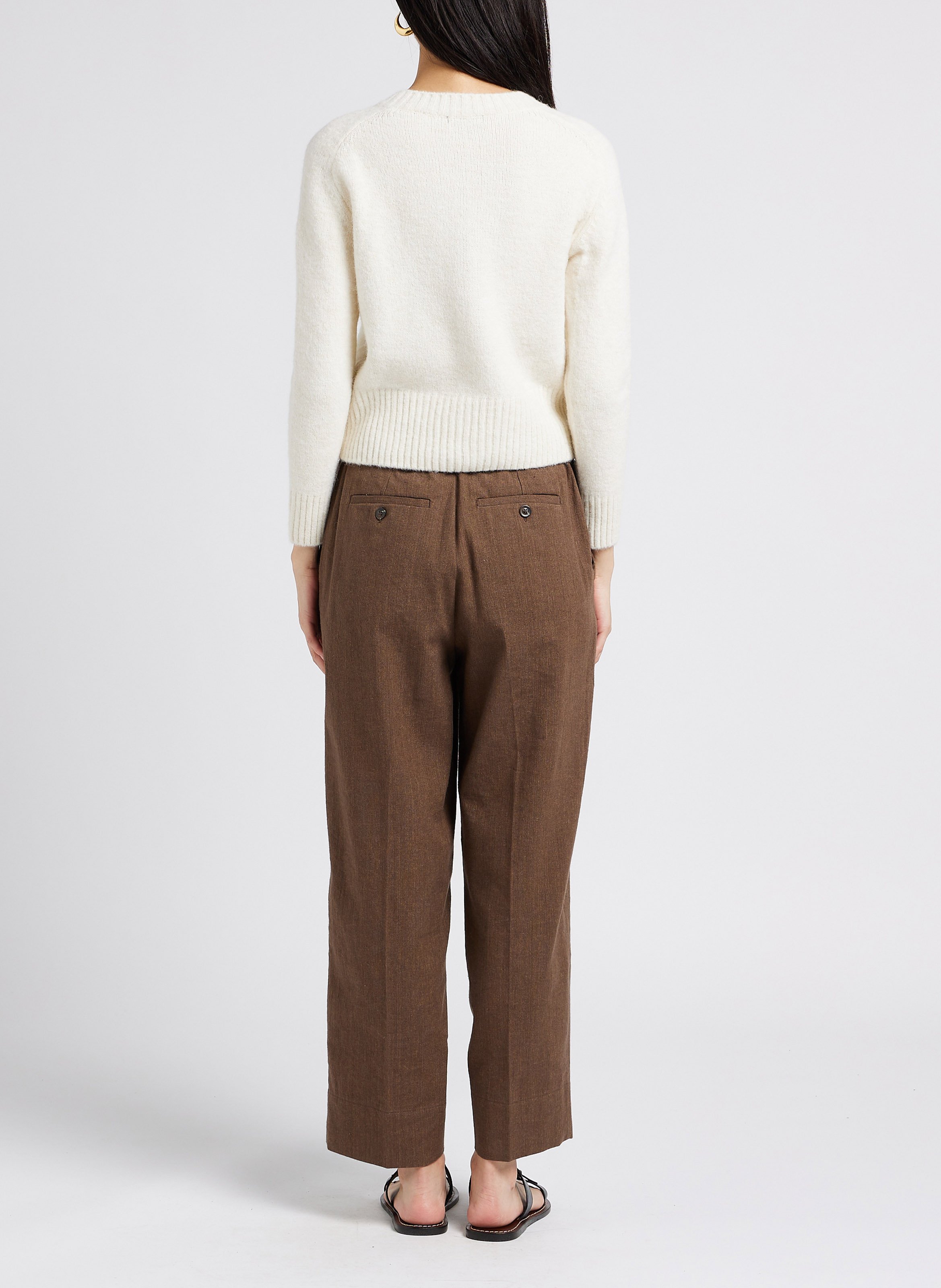 Gilet court boutonné  SOEUR Beige