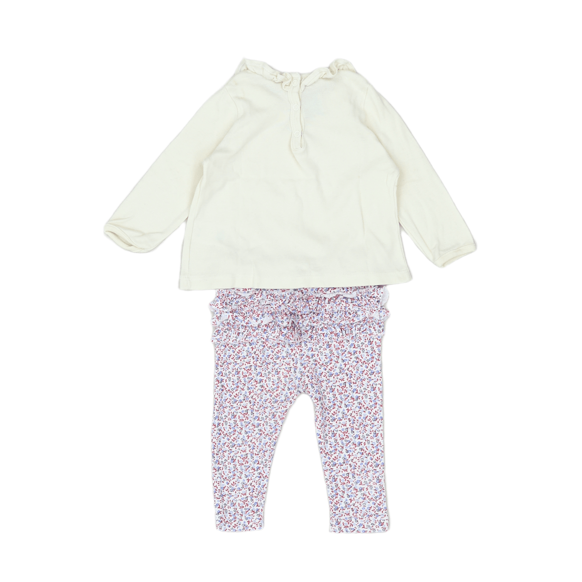 Multicolored baby set - 6 months PETIT BATEAU - Seconde Main Multicolored