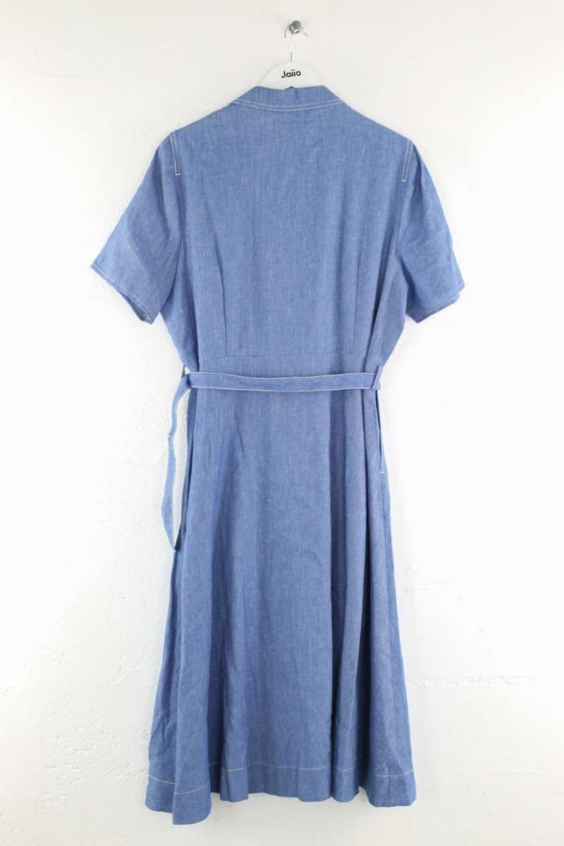 Cotton dress LK BENNETT - Seconde Main Blue