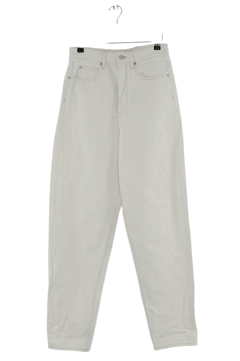 Cotton jeans ISABEL MARANT ÉTOILE - SECONDE MAIN White