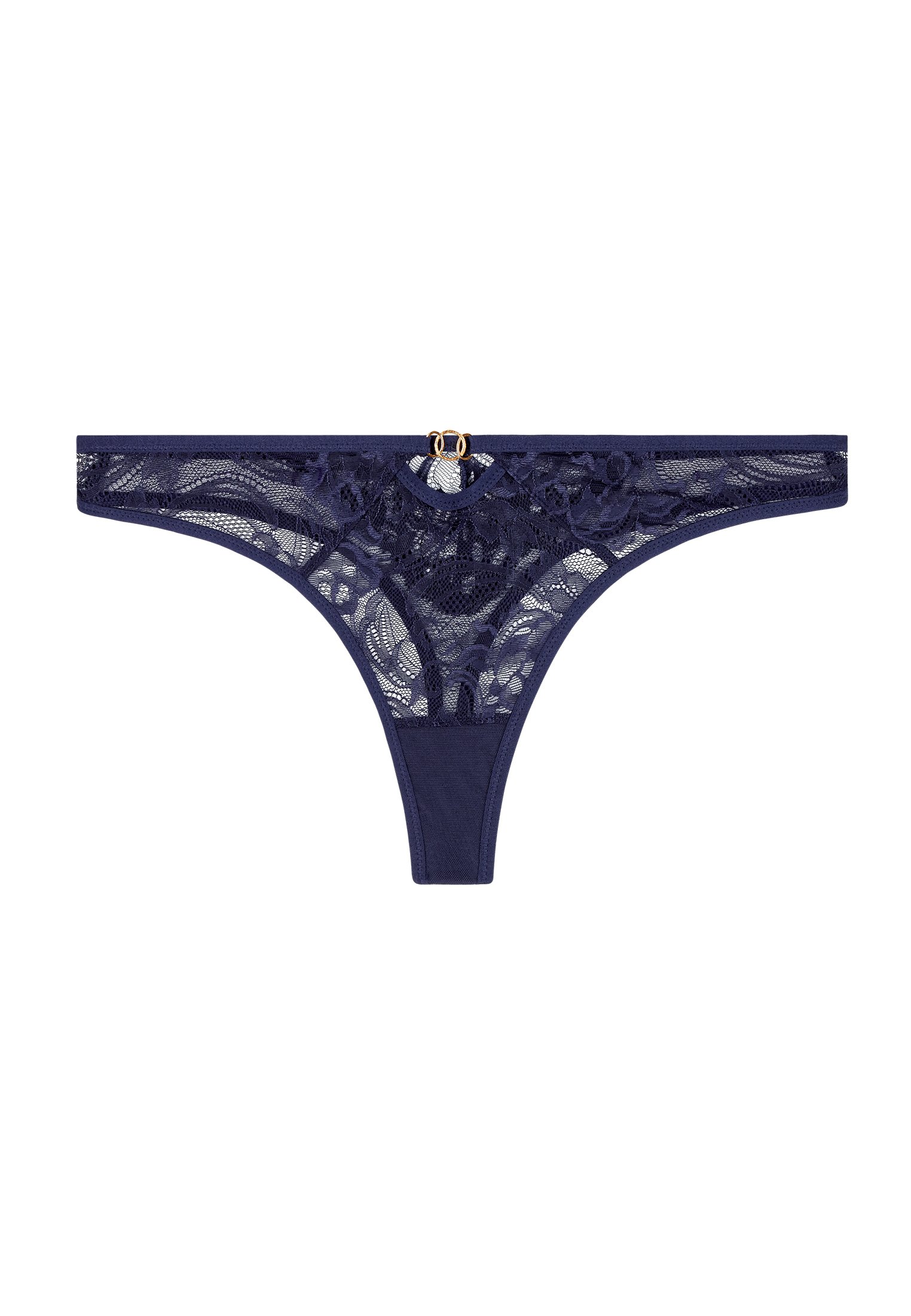 Cotton tanga AUBADE Blue