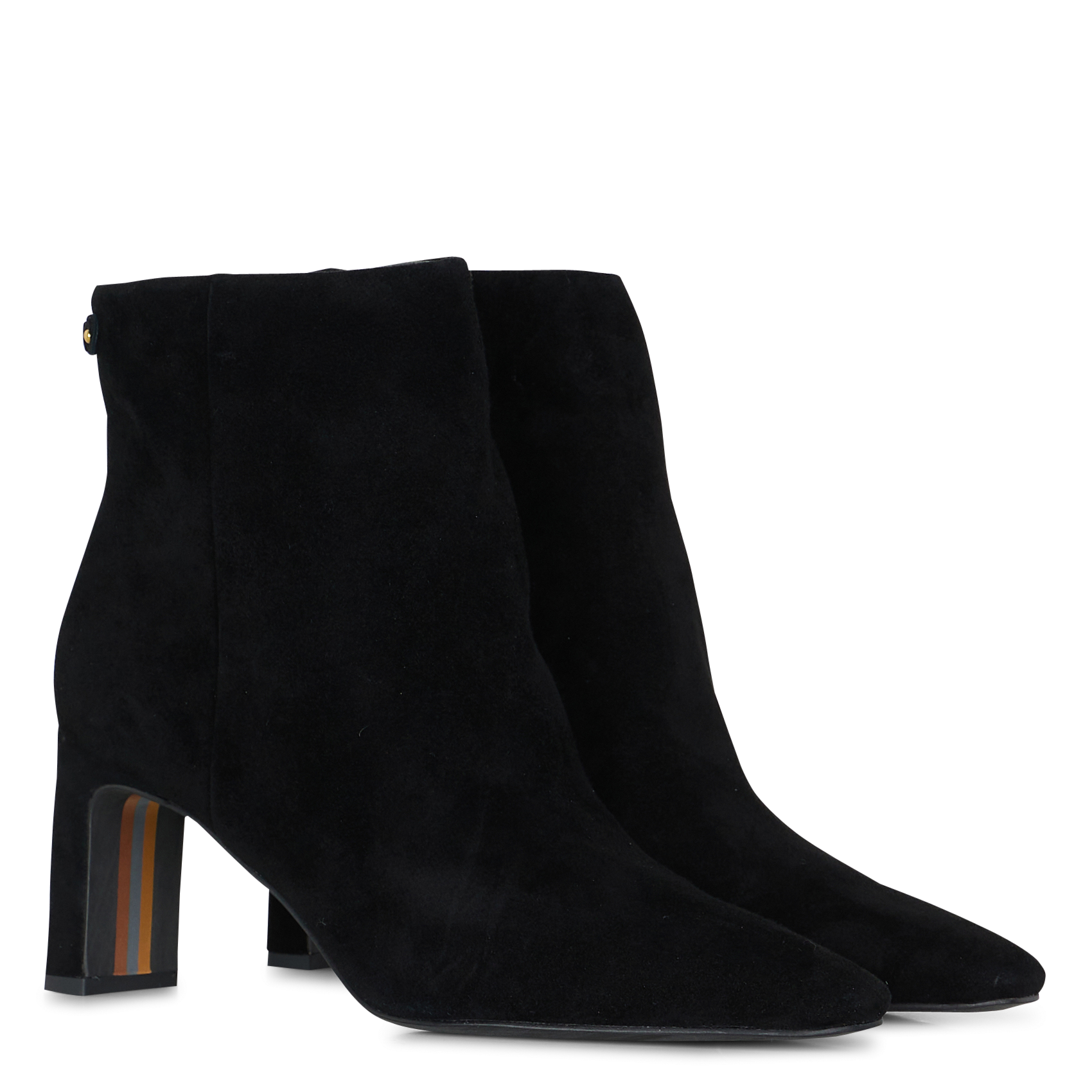 Stiefeletten aus Veloursleder SAM EDELMAN Schwarz