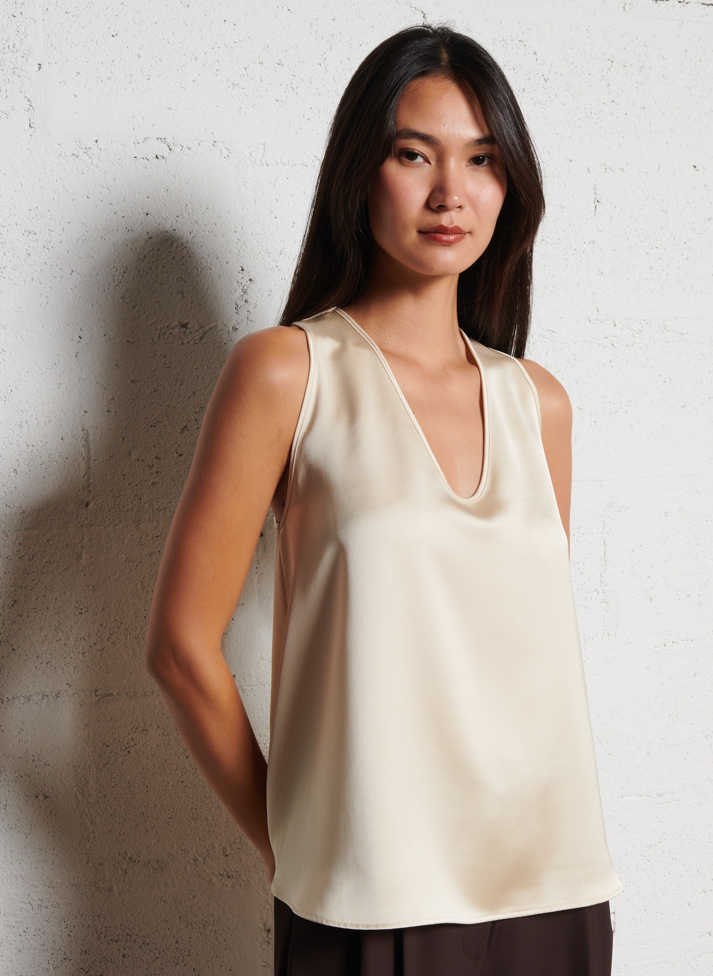 Top col rond aspect satiné IMPERIAL