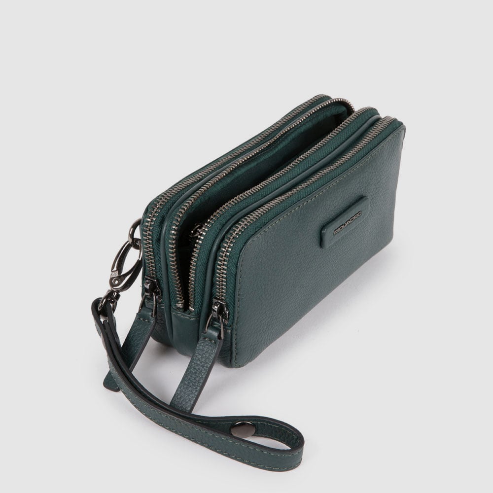Leather case PIQUADRO Black