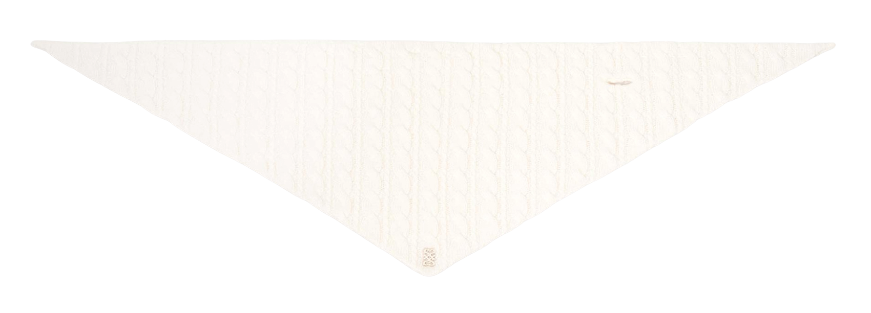 Echarpe en laine mélangée SANDRO Blanc