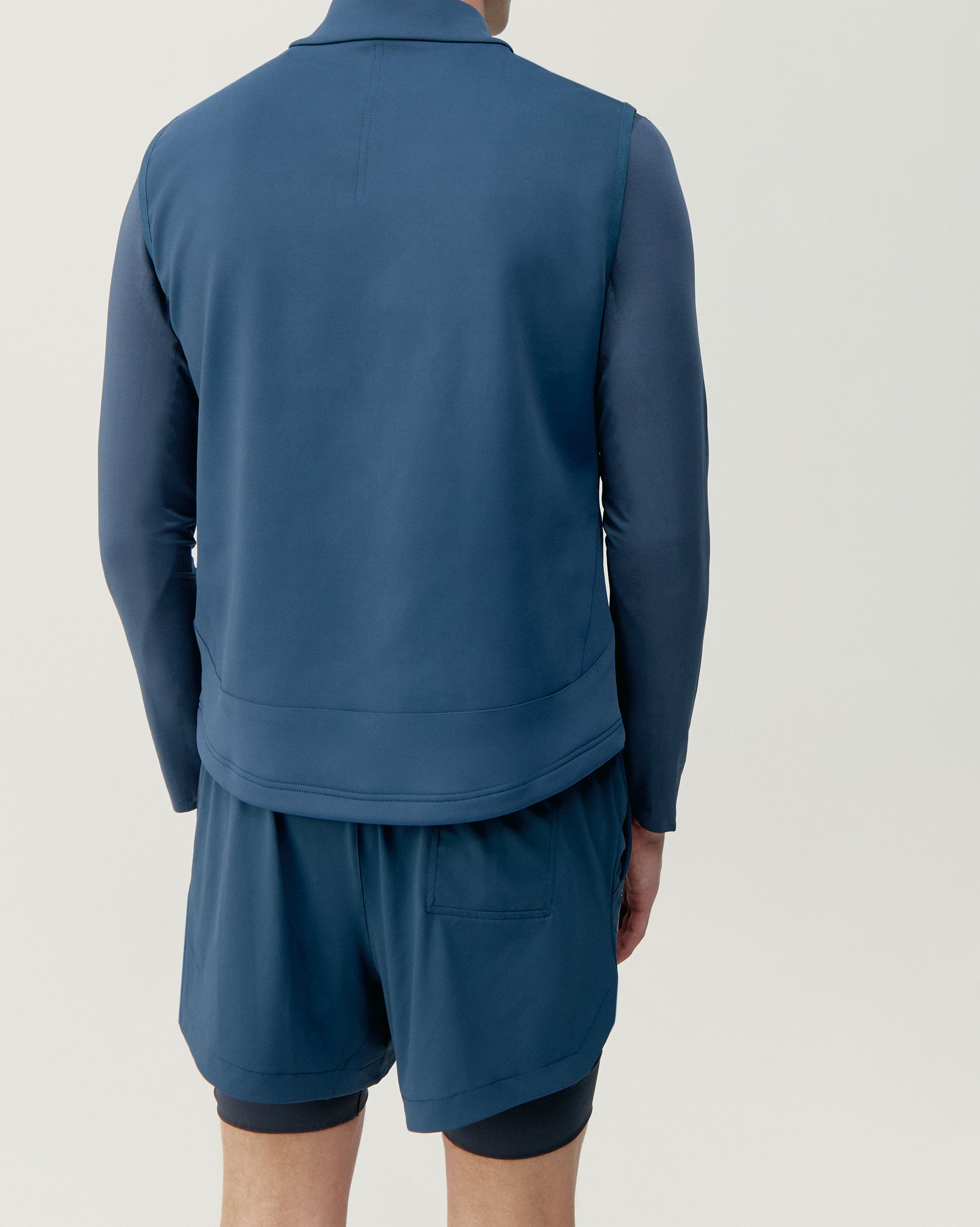 Zip-up performance athleisure sports jacket BORN LIVING YOGA Blue