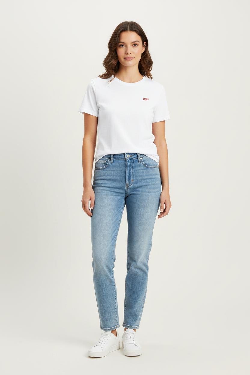 Tommy Badge T-shirt LEVI'S - Seconde main White