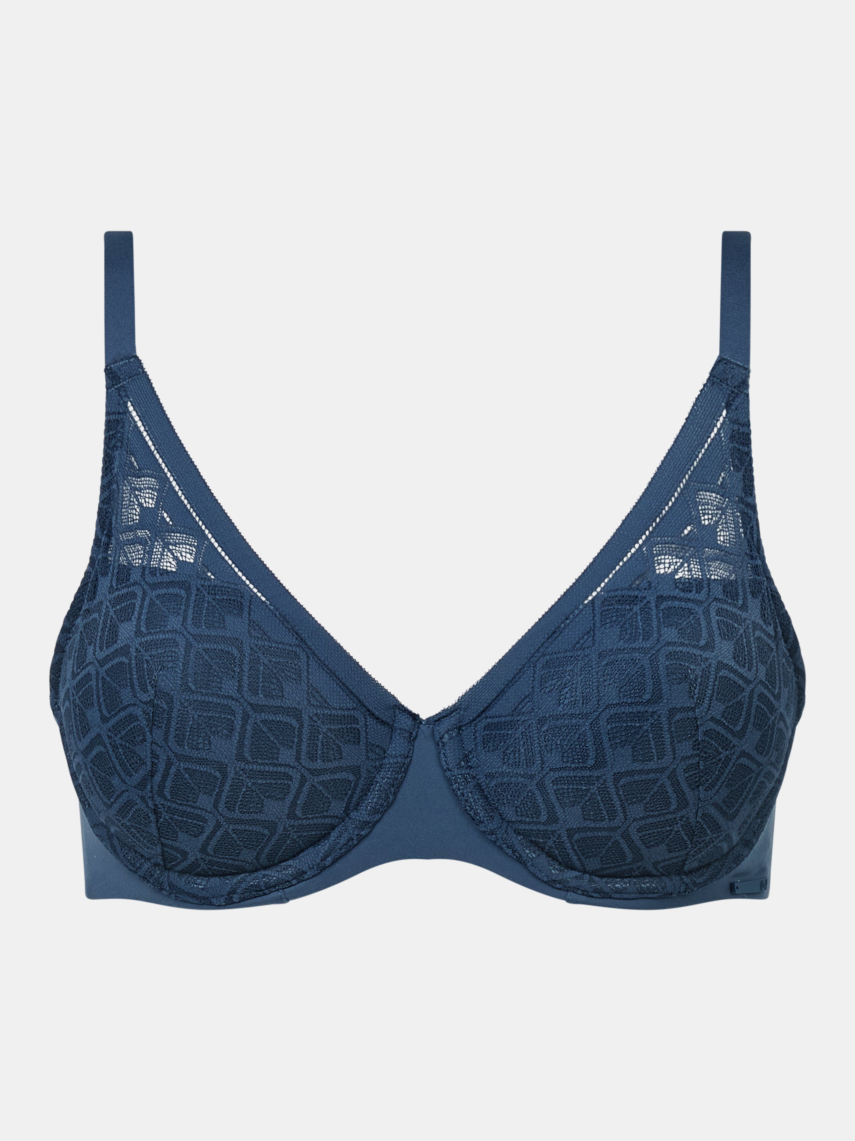 Memory foam half-cup bra CHANTELLE Blue