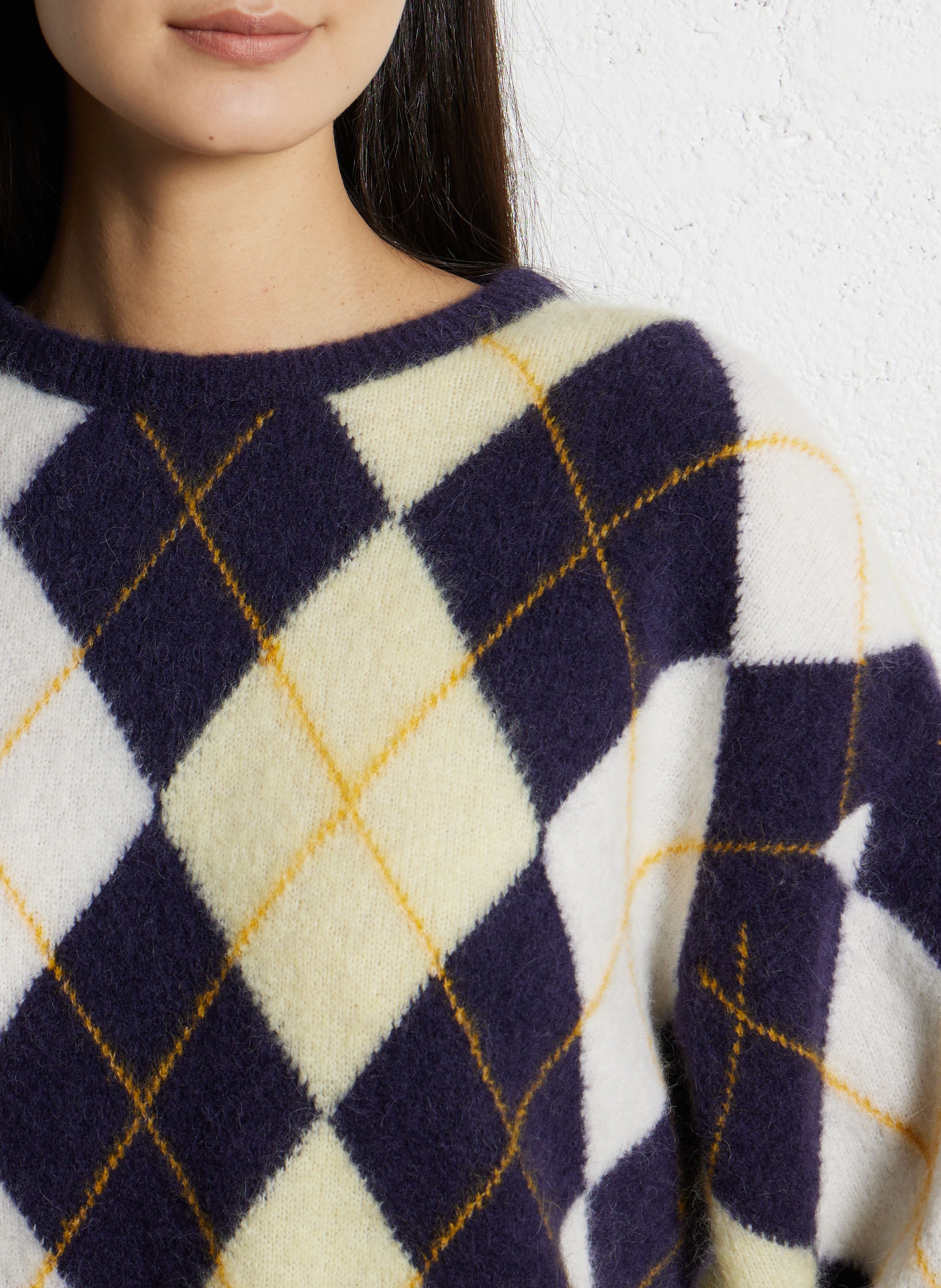 Wide-leg pleated pants - Look 1