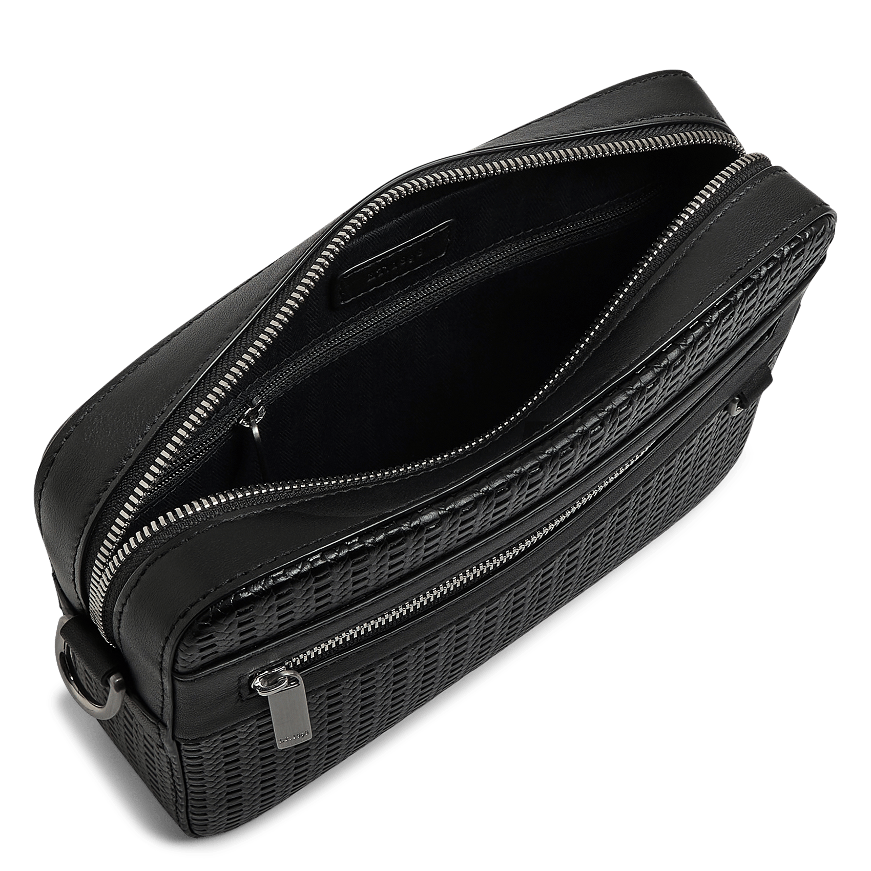 Leren clutch LE TANNEUR Zwart