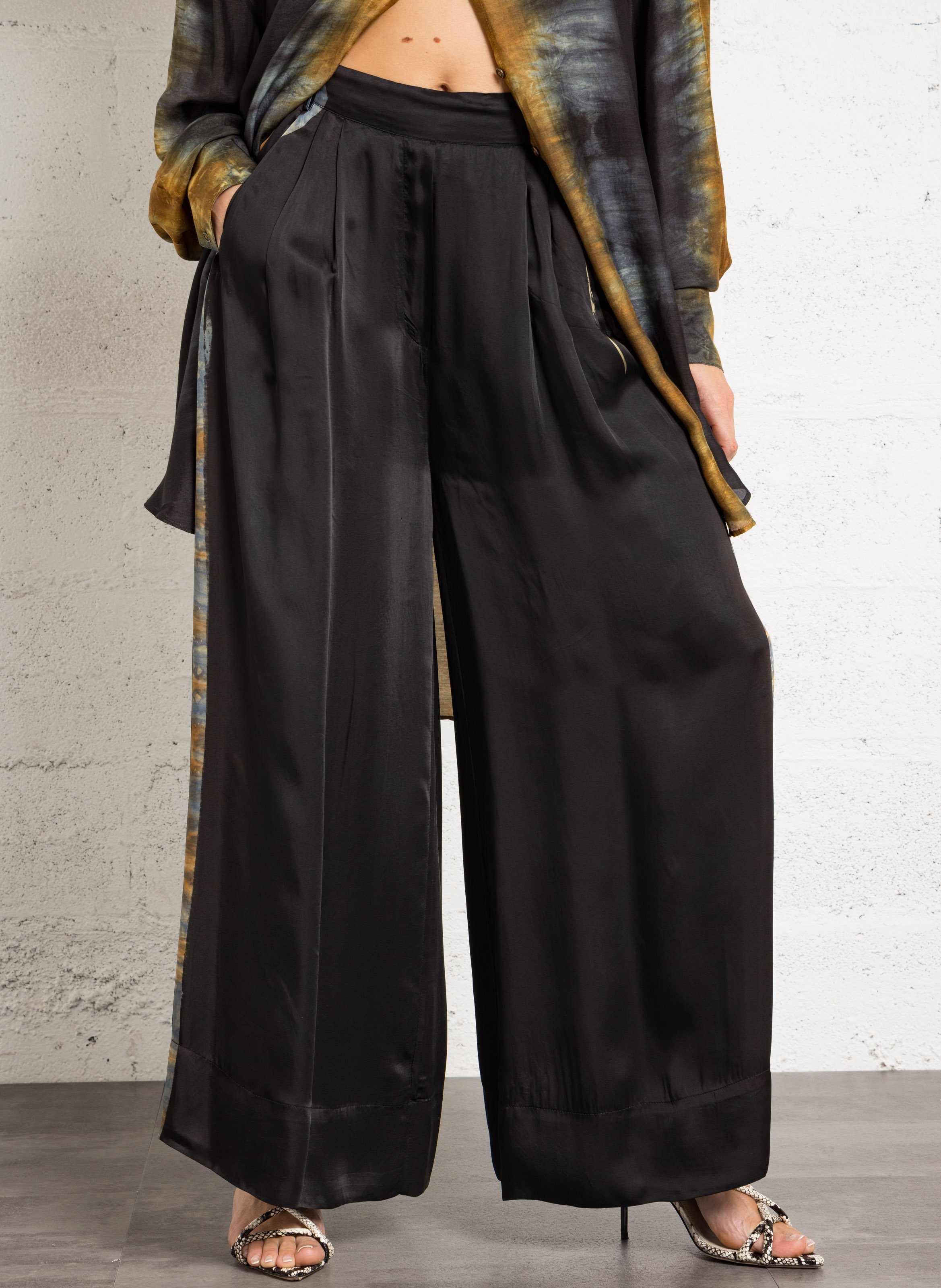 Pantalon large imprimé MES DEMOISELLES Multicolore