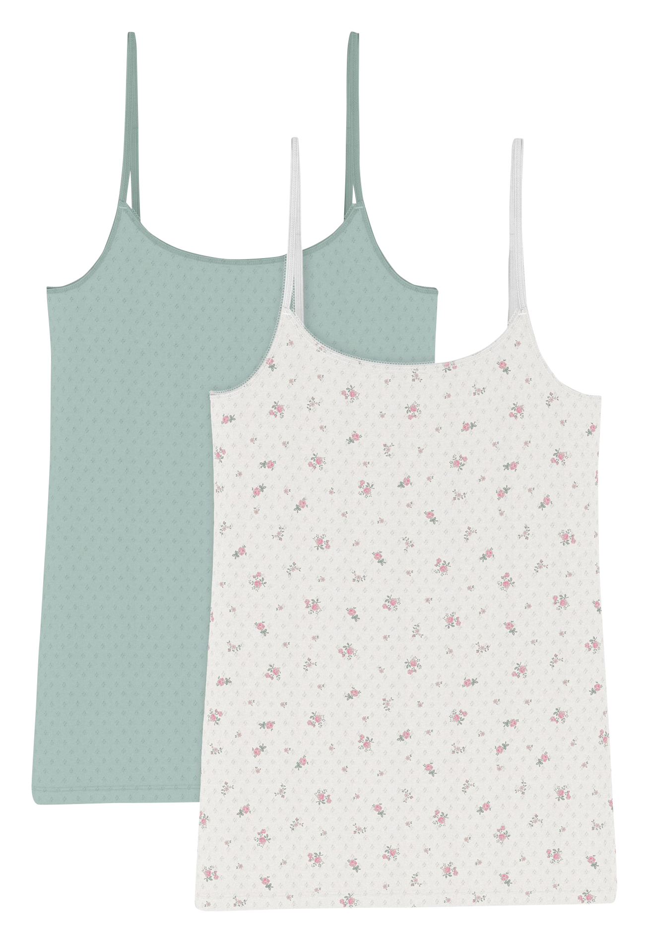 Lot de 2 débardeurs en maille pointelle PETIT BATEAU Multicolore