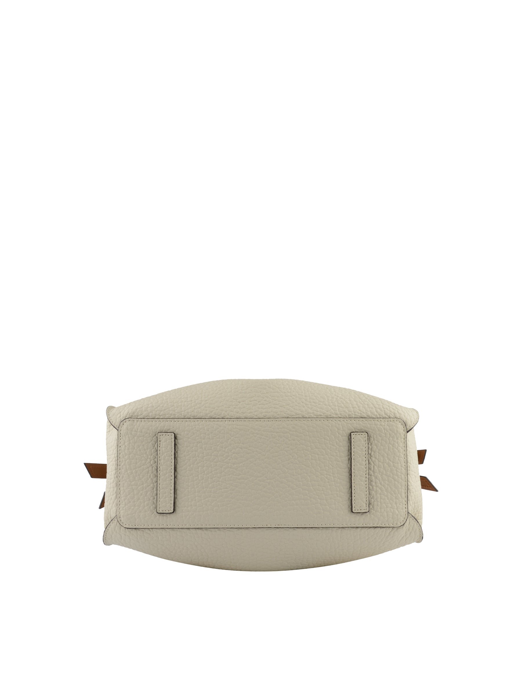 Calfskin leather handbag POURCHET Multicolored