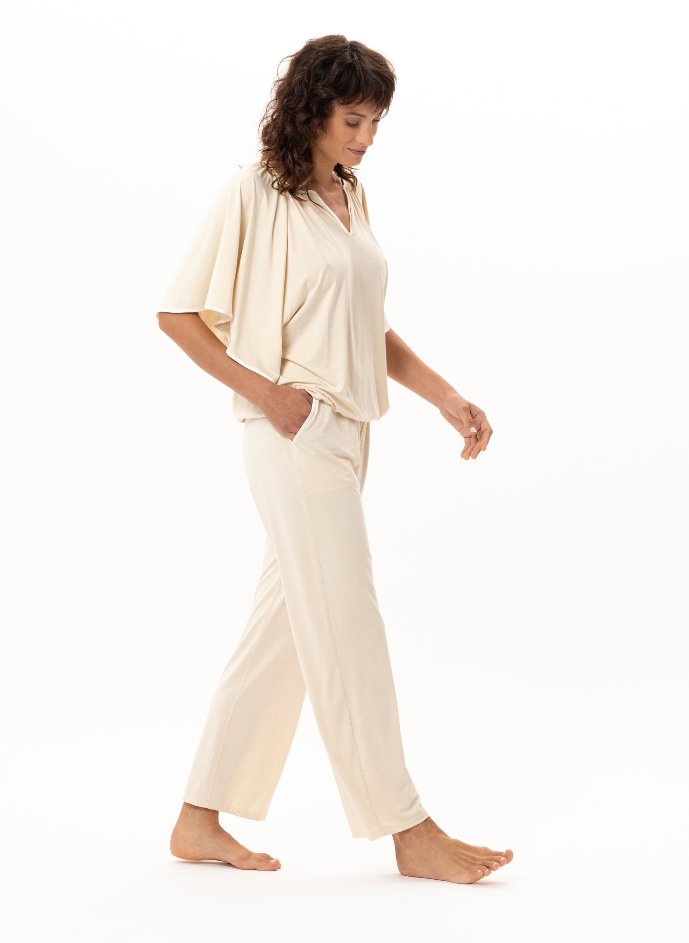 Modal homewear set LE CHAT Beige