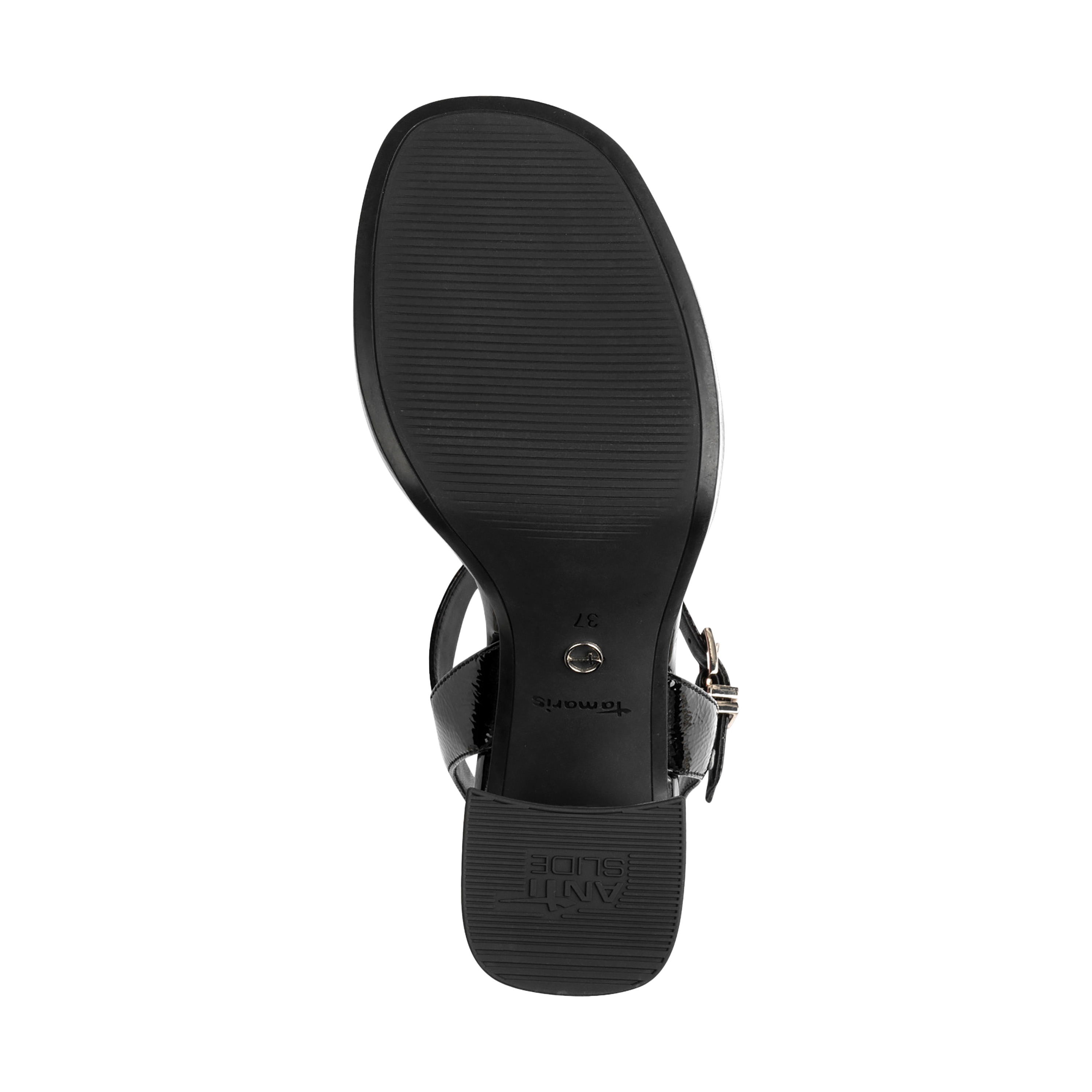 Sandales à talon cuir TAMARIS Noir