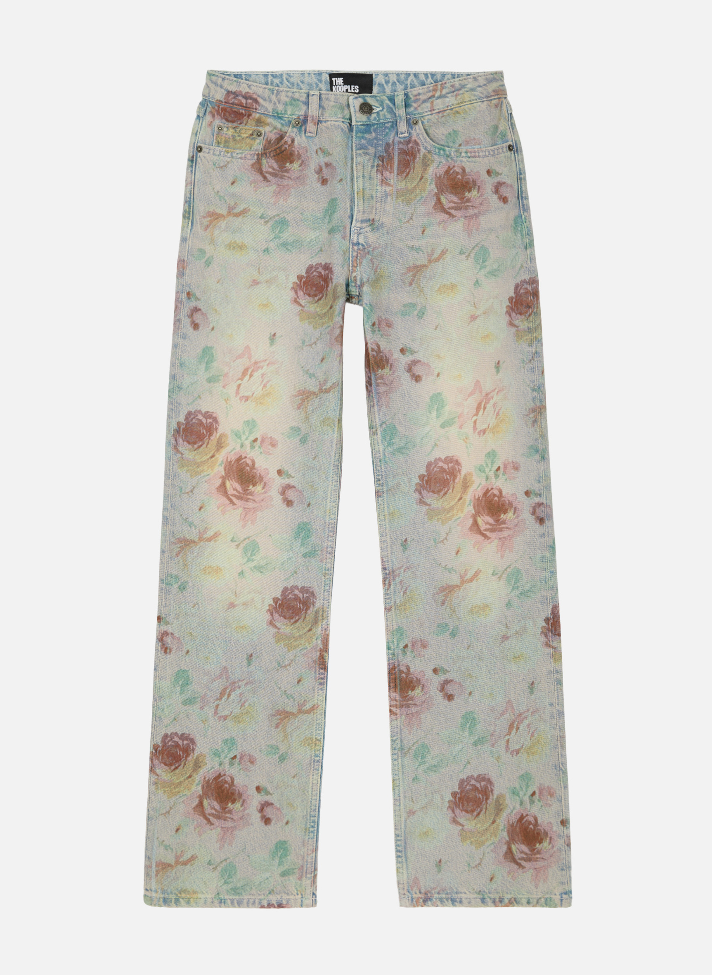 Jean droit imprimé THE KOOPLES Multicolore