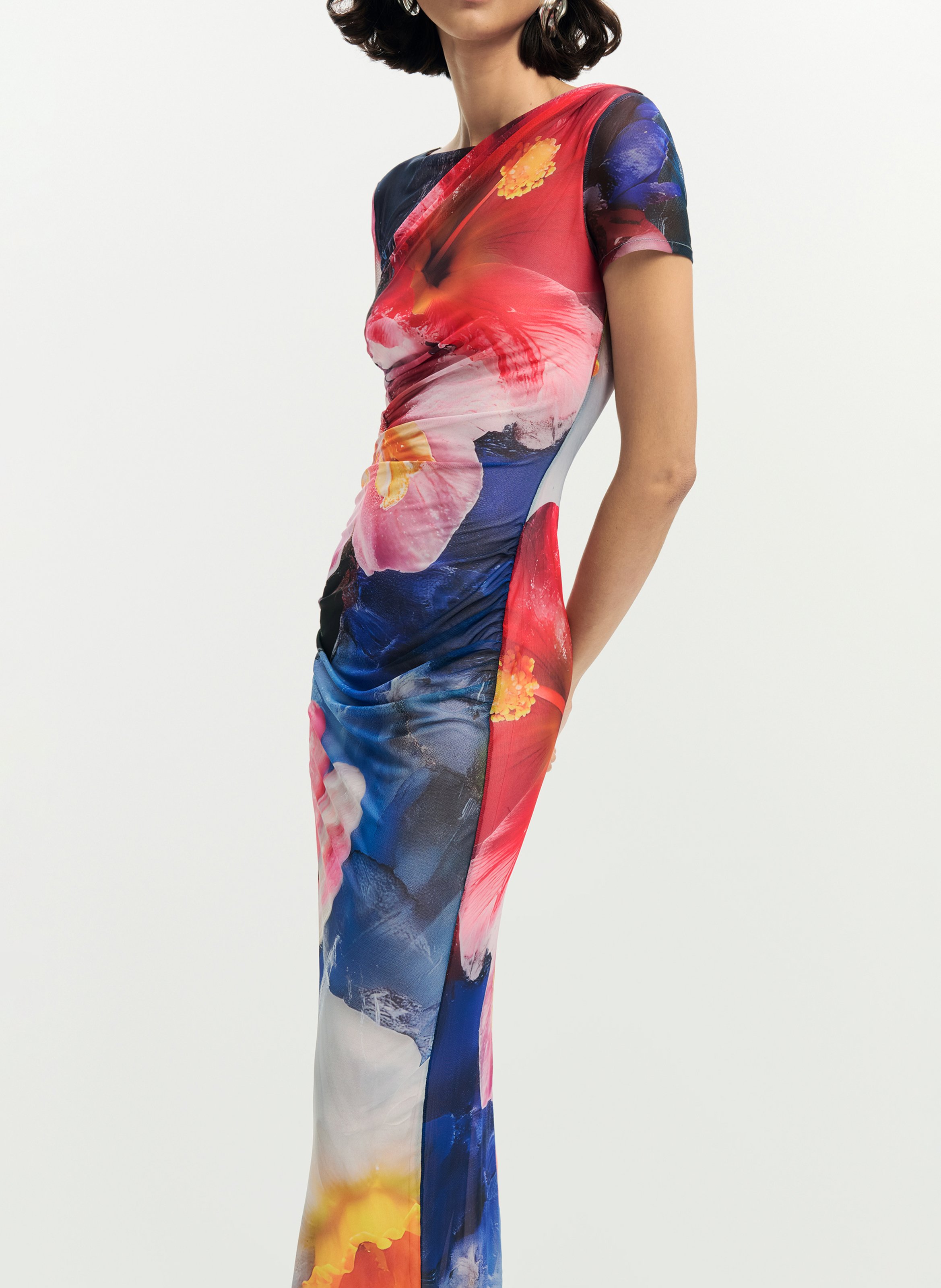 Robe longue moulante DESIGUAL Multicolore