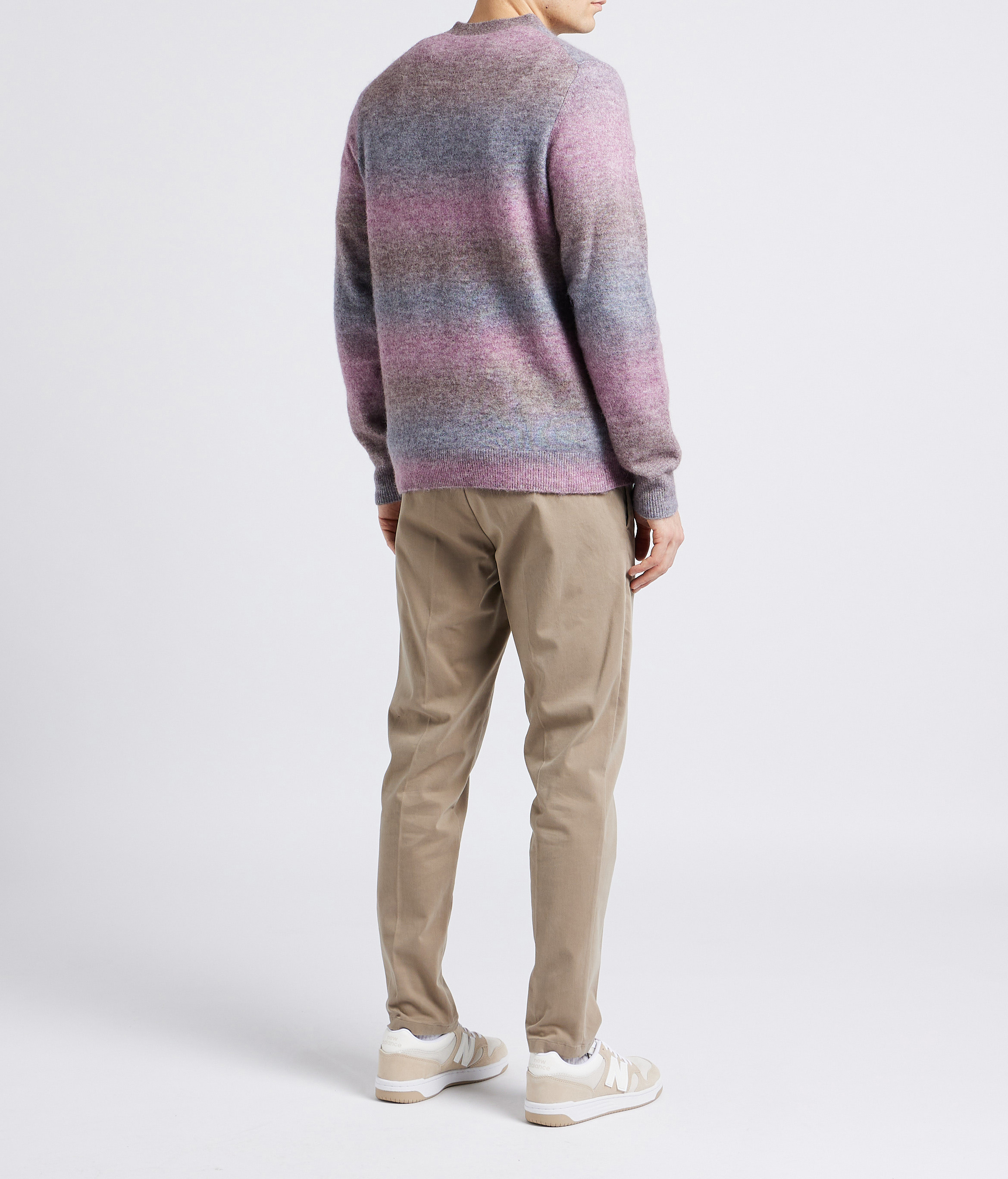 Straight striped V-neck cardigan SAMSOE SAMSOE Multicolored