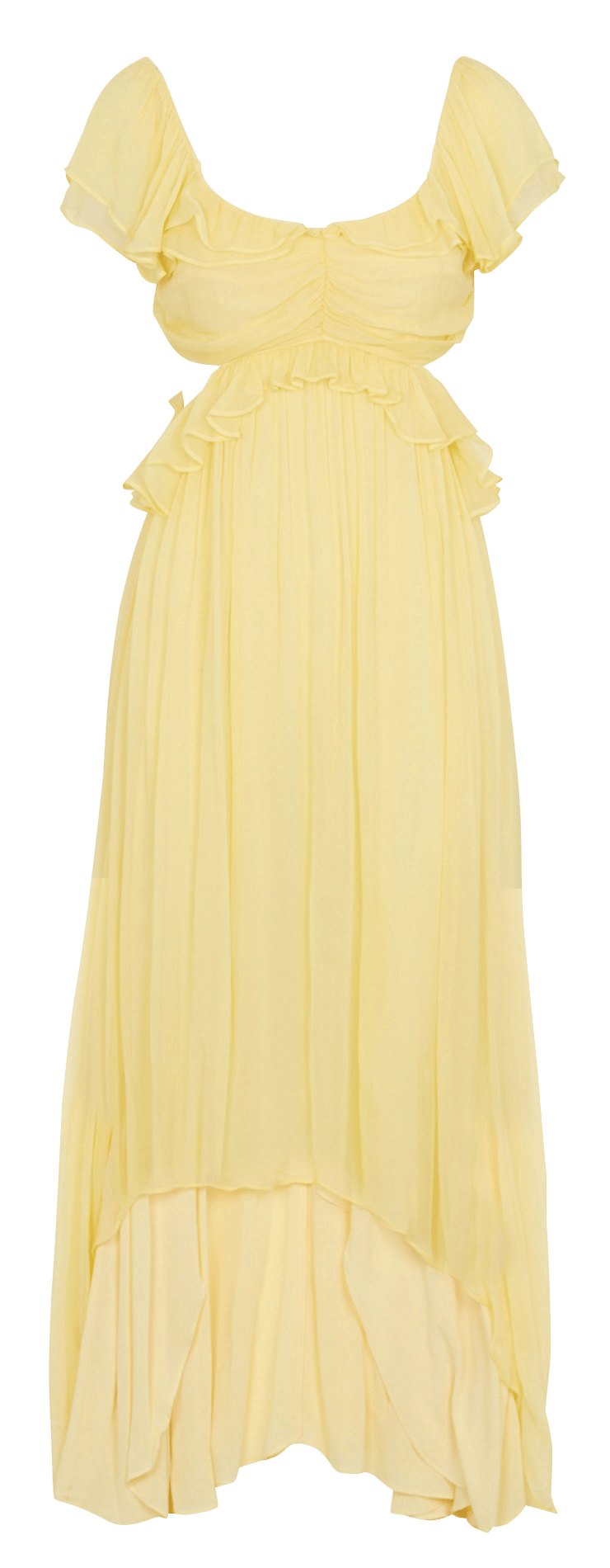 Fließendes Maxikleid BERENICE Gelb