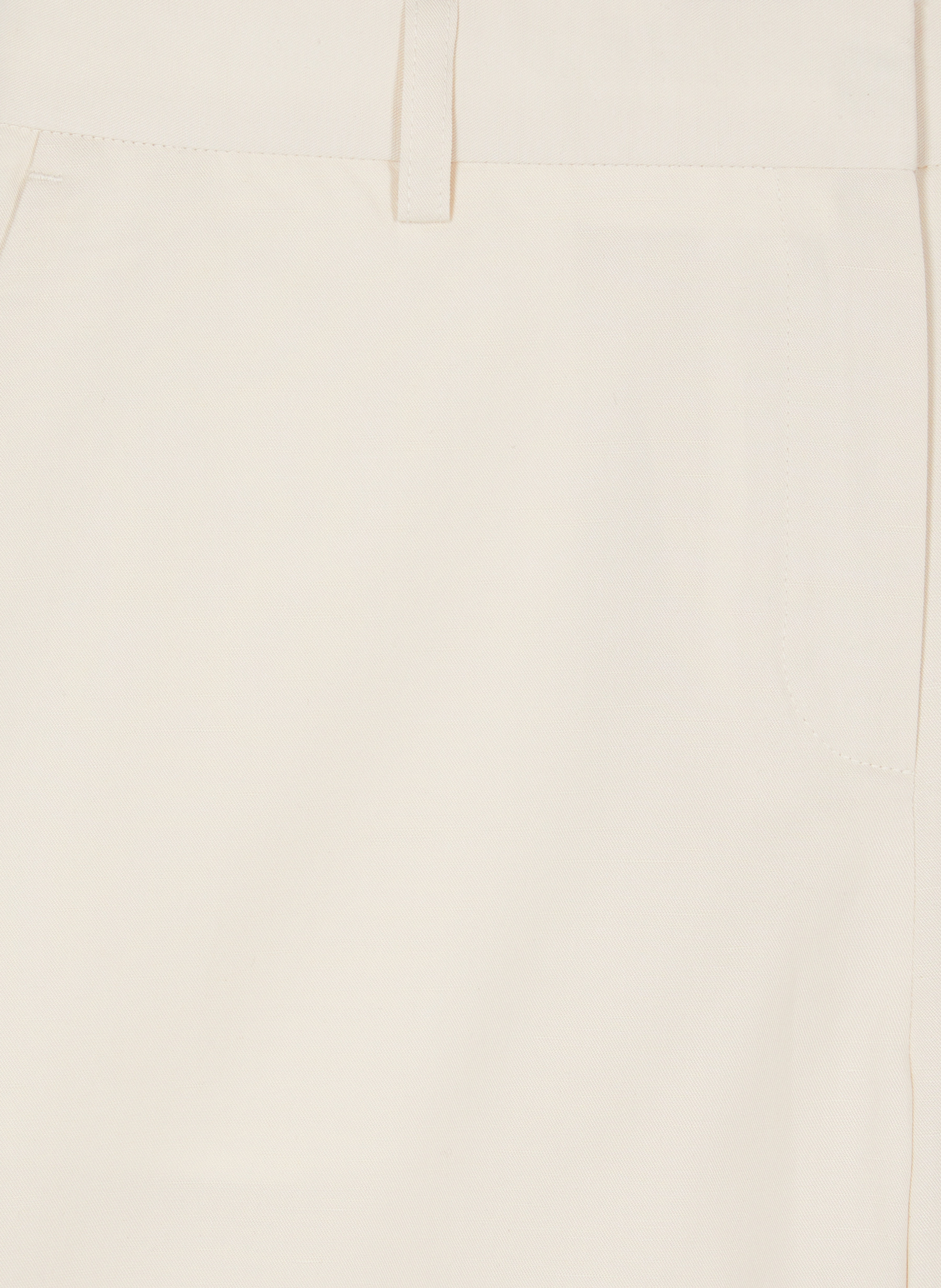 Linen and cotton Bermuda shorts THE KOOPLES Beige