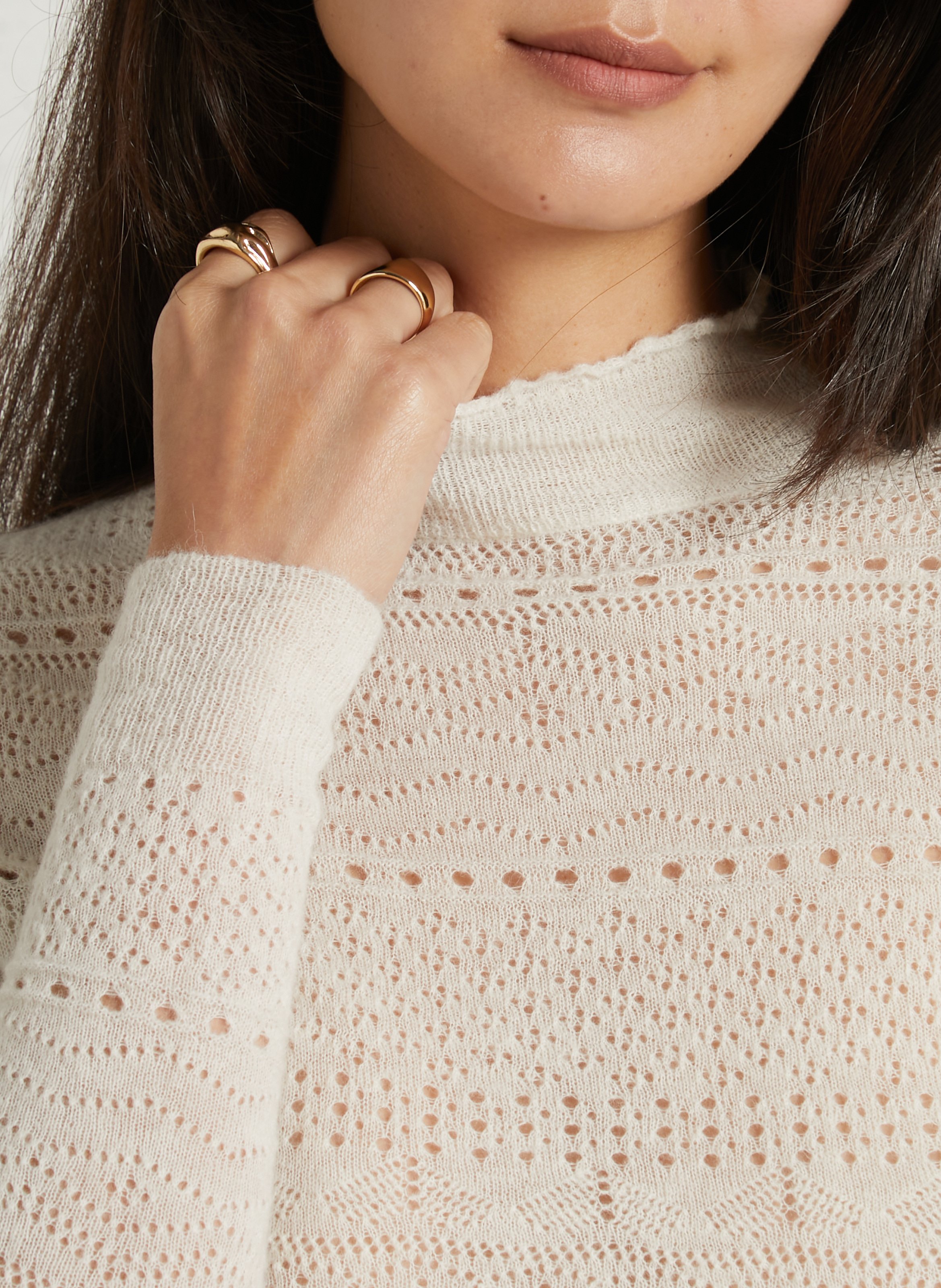 Pull col montant LOUISE MISHA Beige