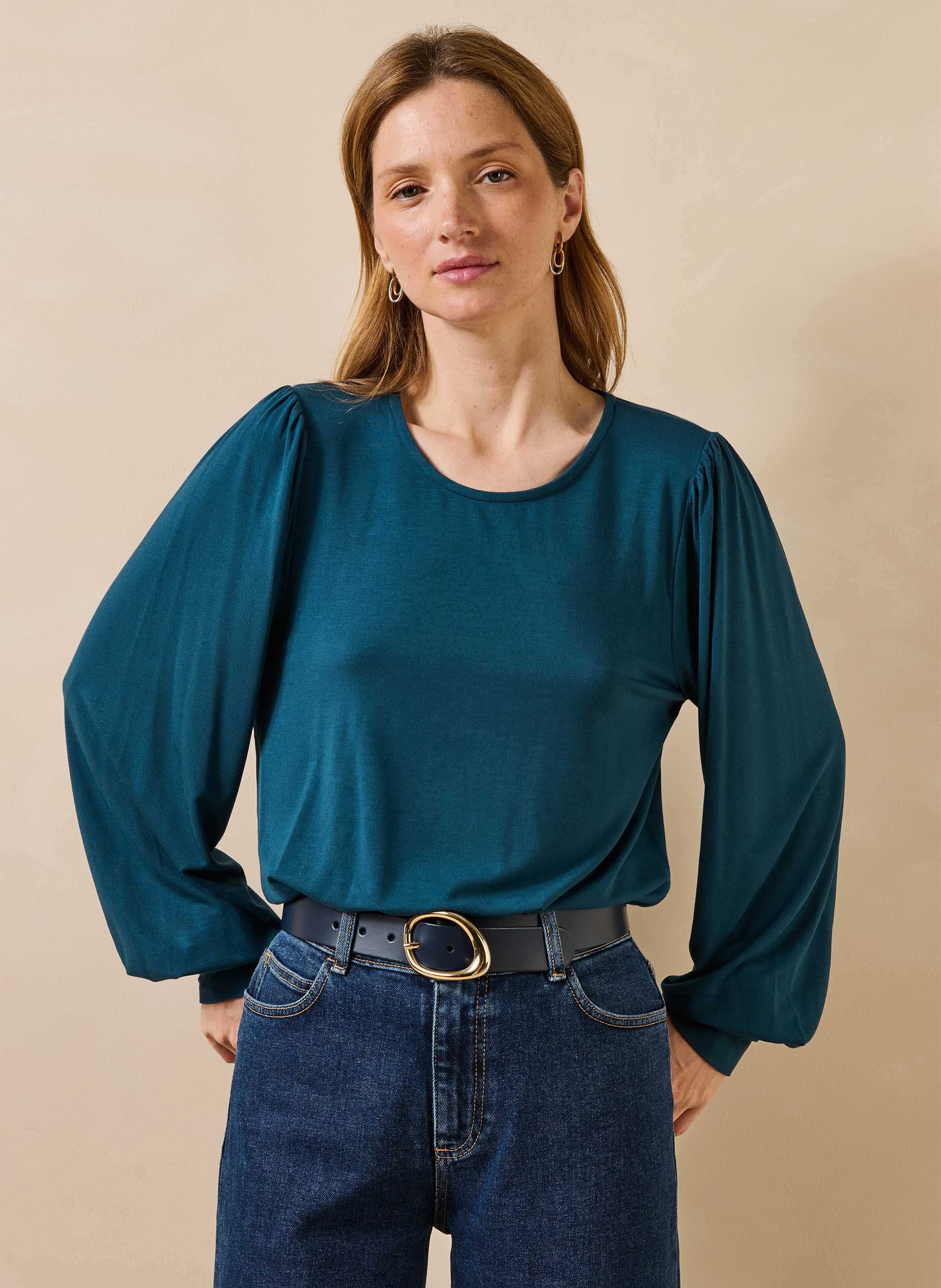 Oversized T-shirt LA FEE MARABOUTEE Blauw