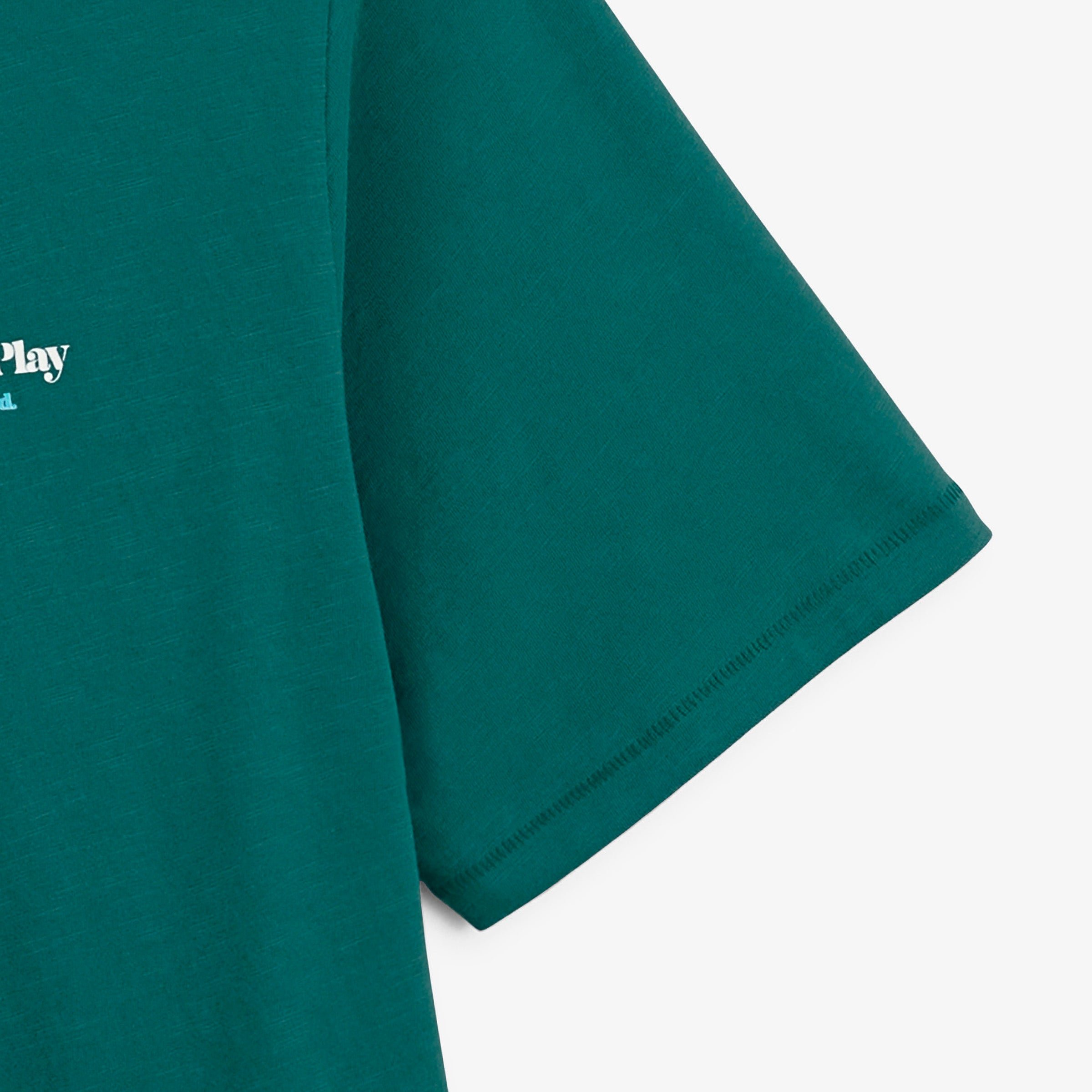 Short-sleeve printed munchies call T-shirt SERGE BLANCO Blue