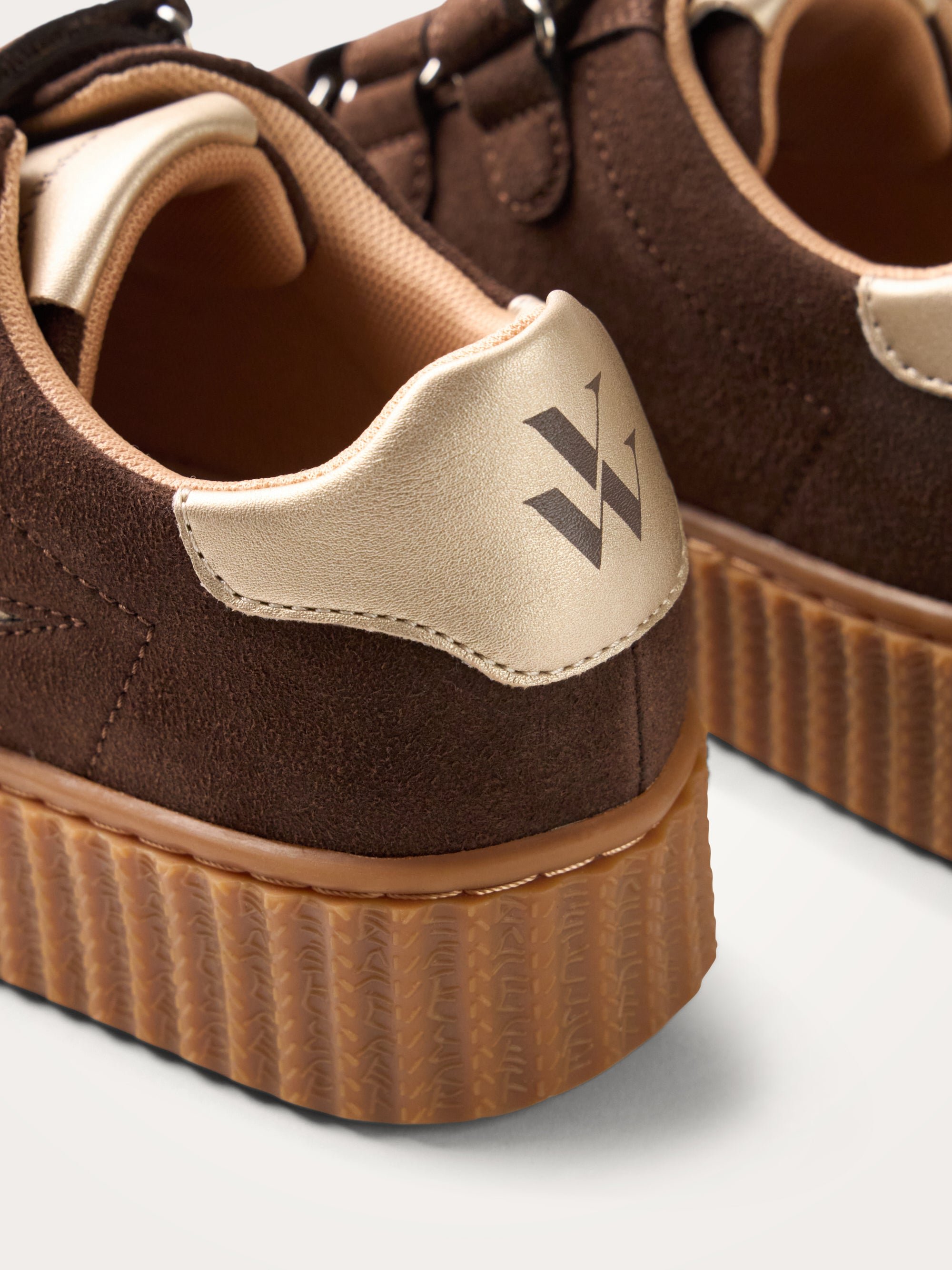 Low Velcro trainers VANESSA WU Beige