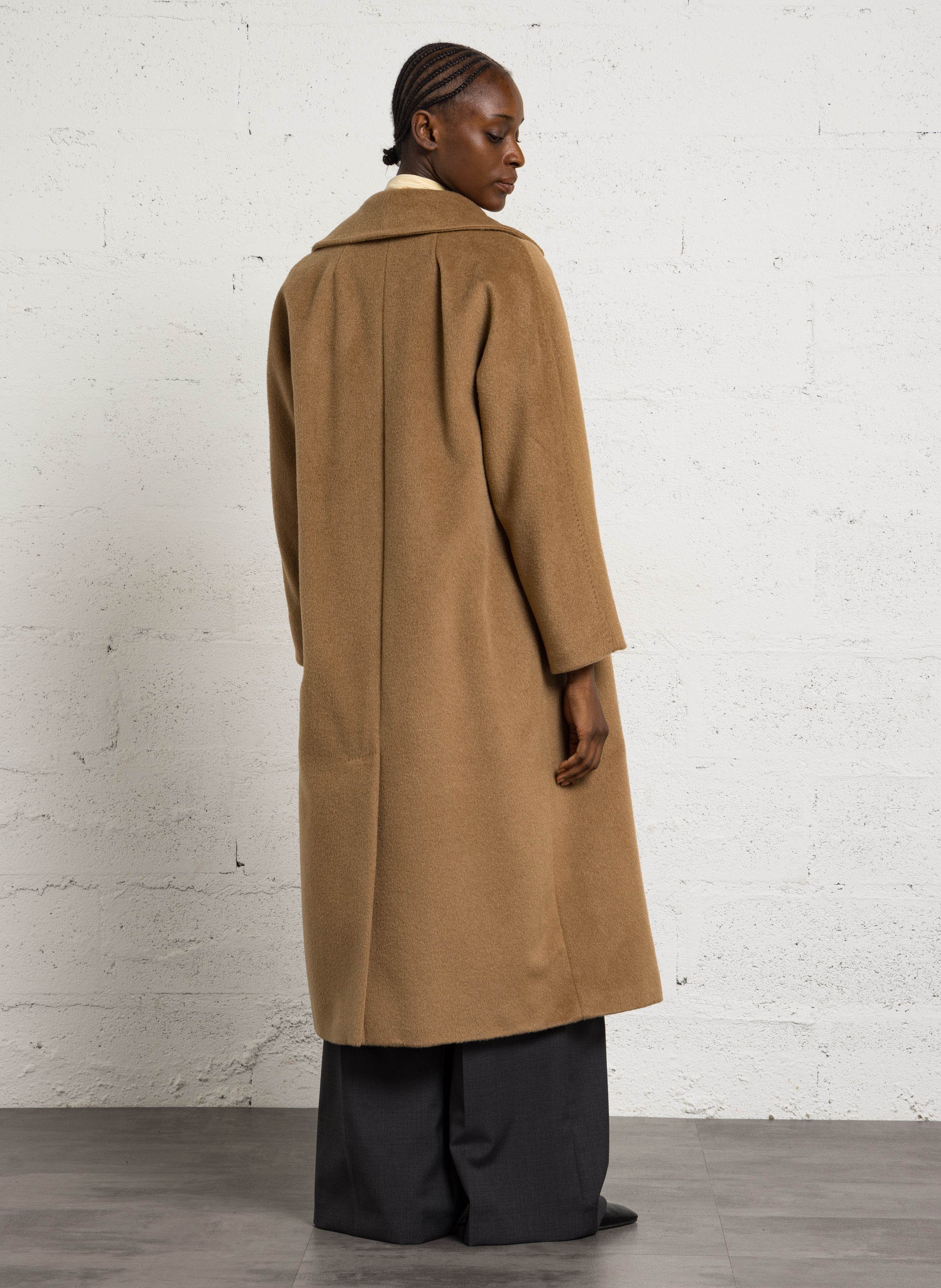 Manteau oversize en laine mélangée MAX MARA WEEK END Beige