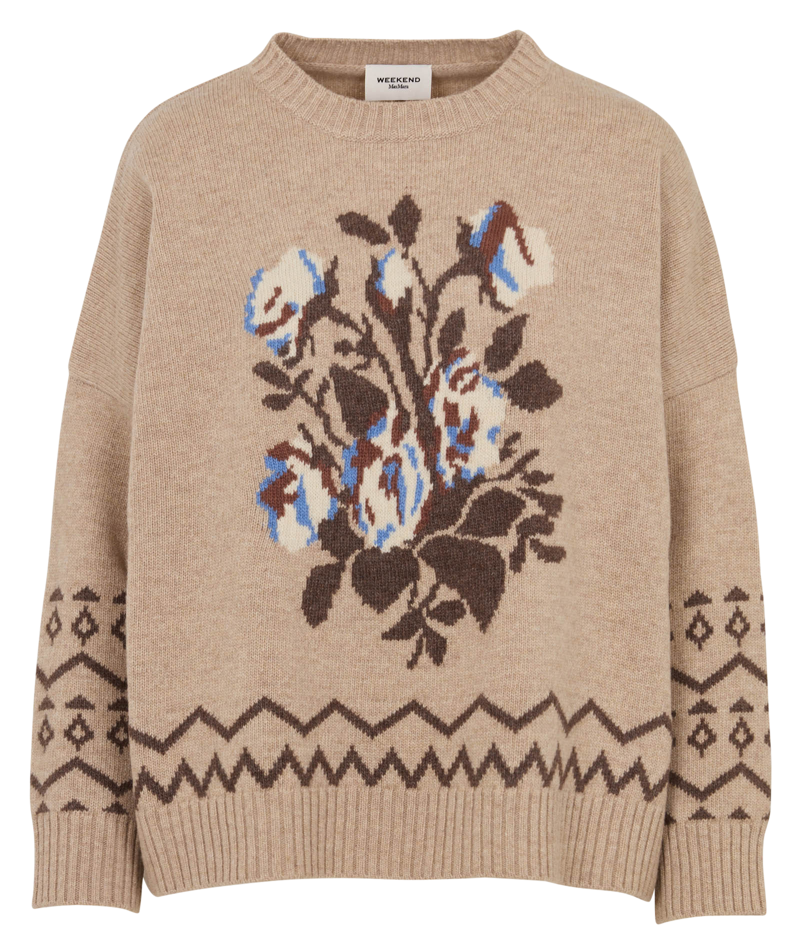 Oversize-Wollpullover MAX MARA WEEK END Beige